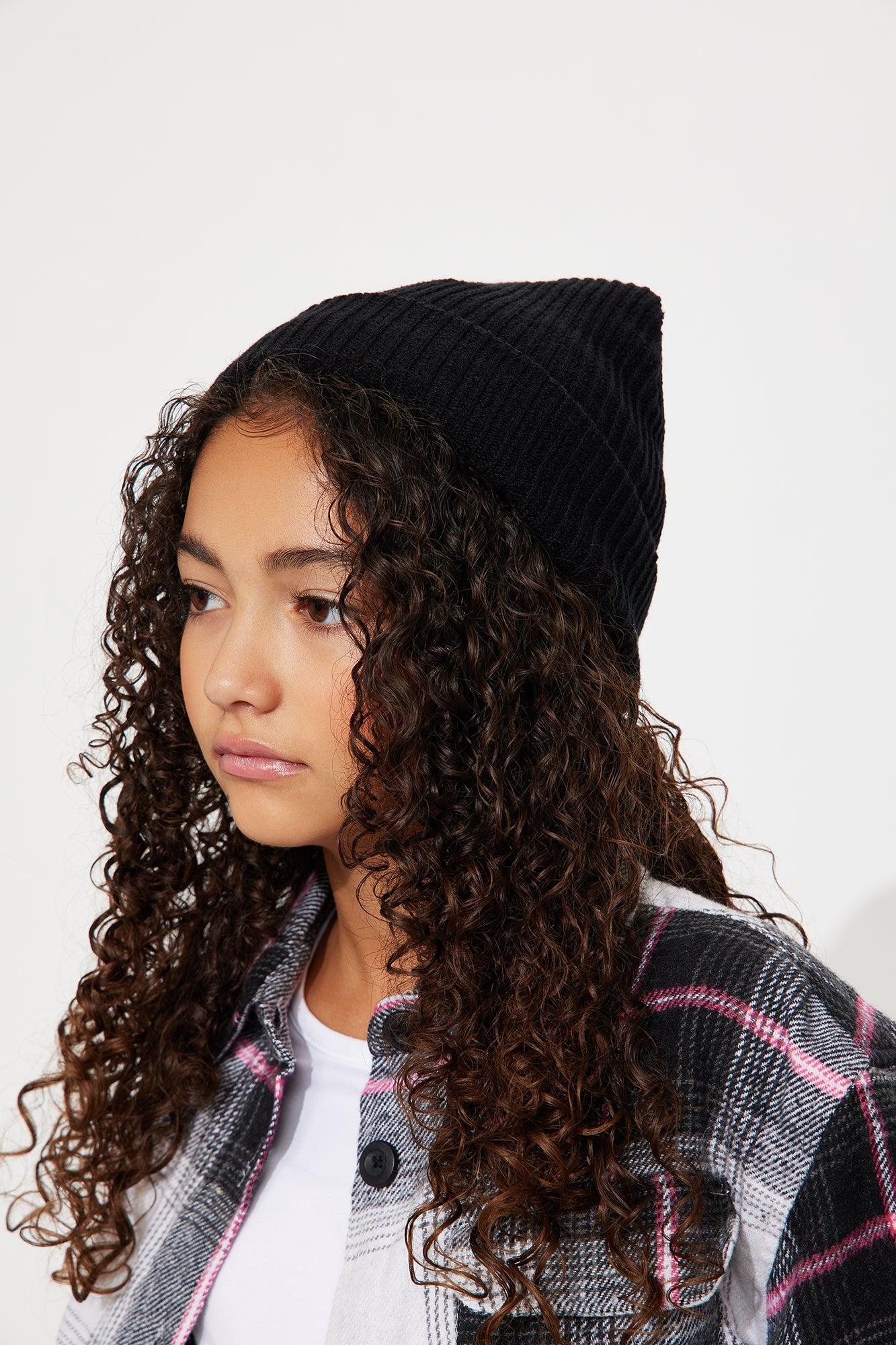 Mini Keep Me Cozy Beanie - Black