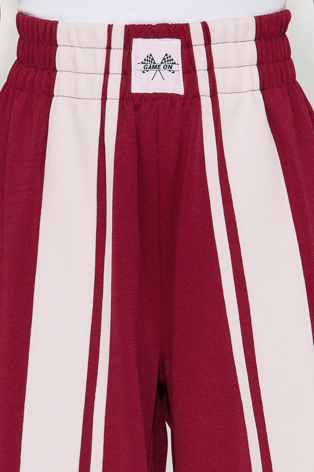 Mini Leyla Boxer Pant - Burgundy