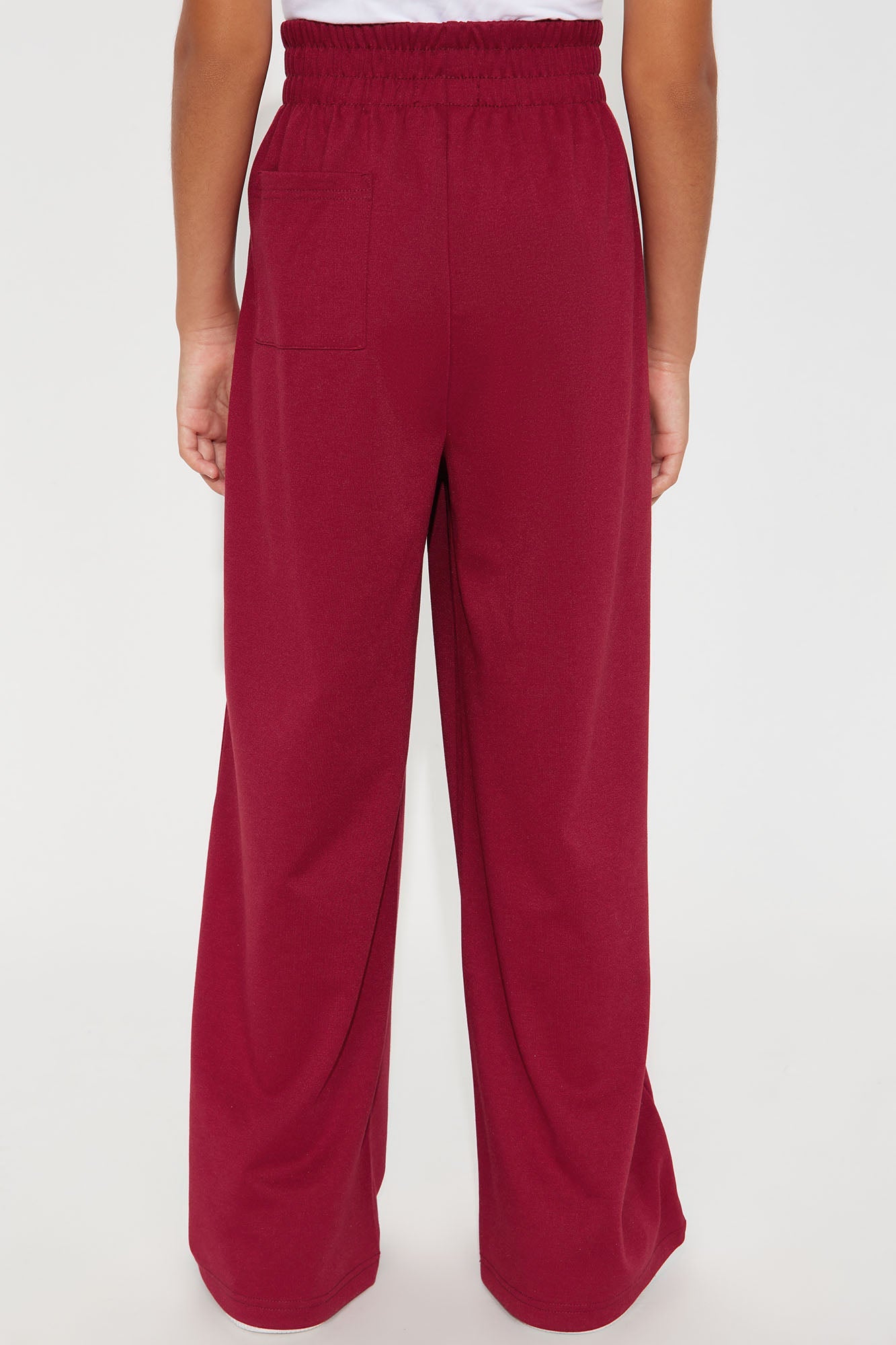 Mini Leyla Boxer Pant - Burgundy