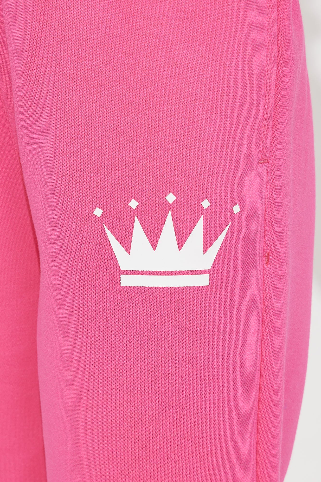 Family Goals Mini Princess Jogger Pant - Hot Pink