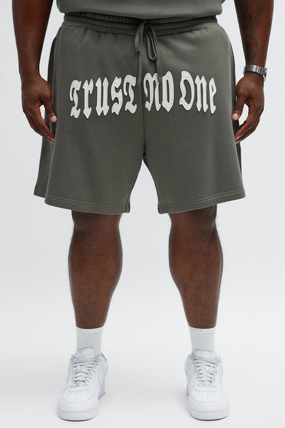 Tyson Relaxed Trust Issues Shorts - Dark Grey