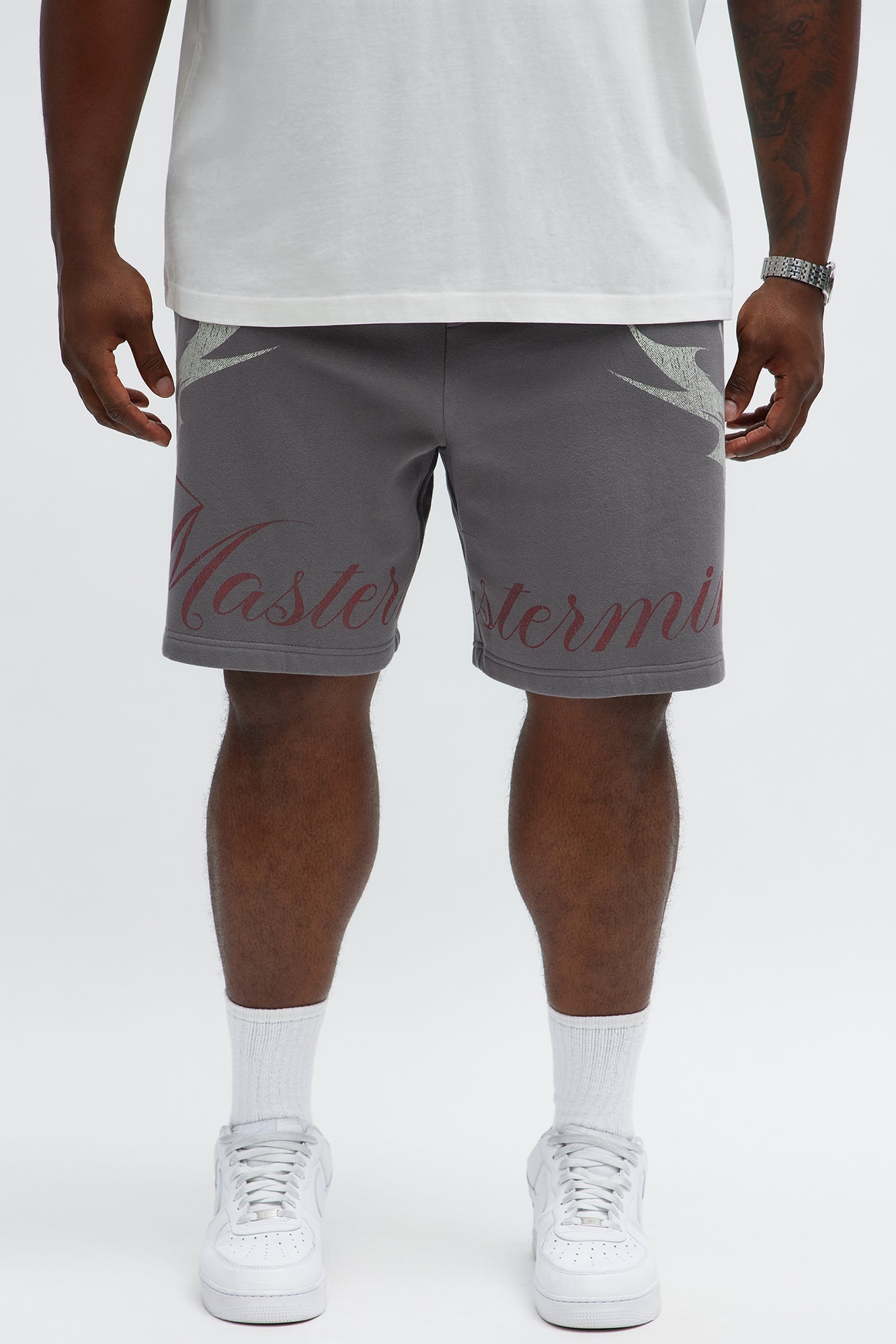 Mastermind Baggy Sweatshort - Grey