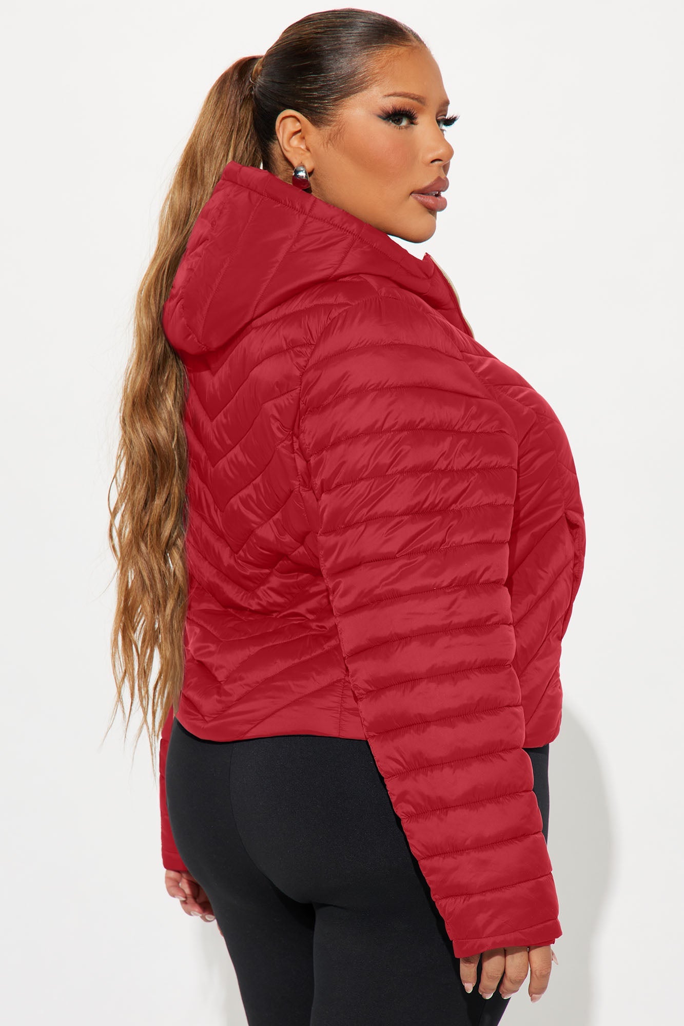 Cold Times Puffer Jacket - Red