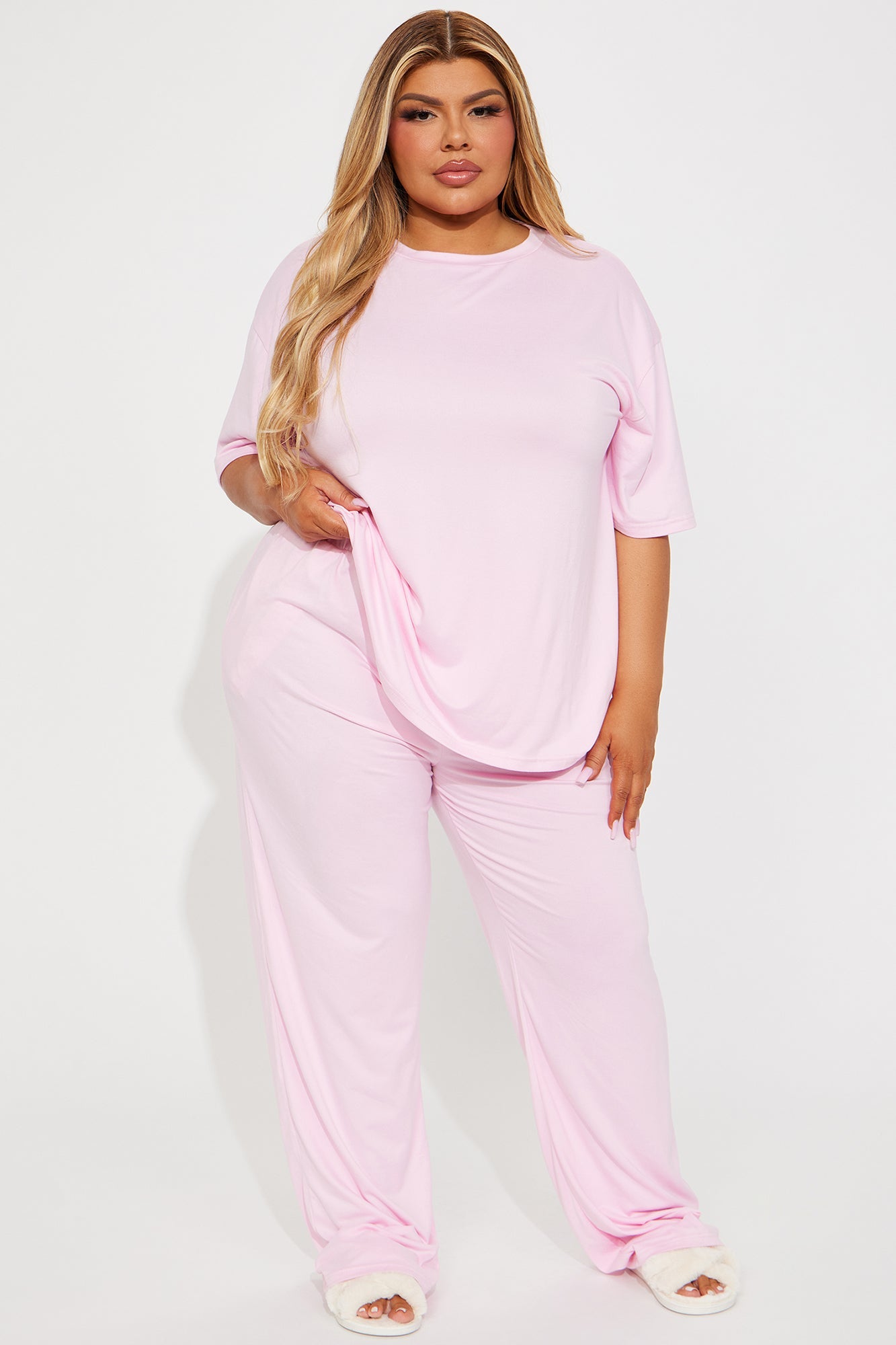 Relax Mood PJ Pant Set - Pink