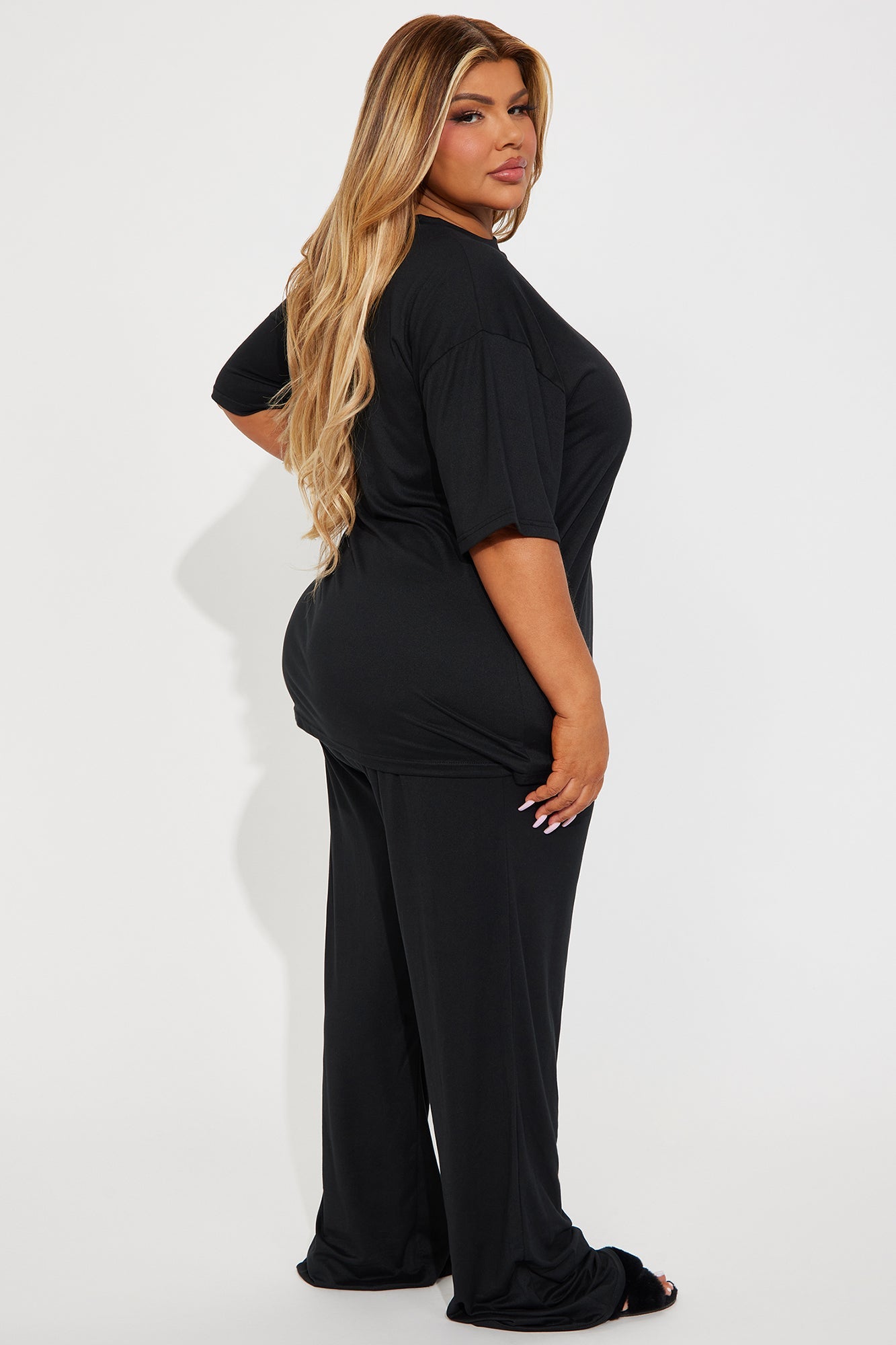 Relax Mood PJ Pant Set - Black