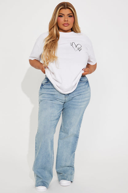 To The Person Behind Me Washed Tee - White