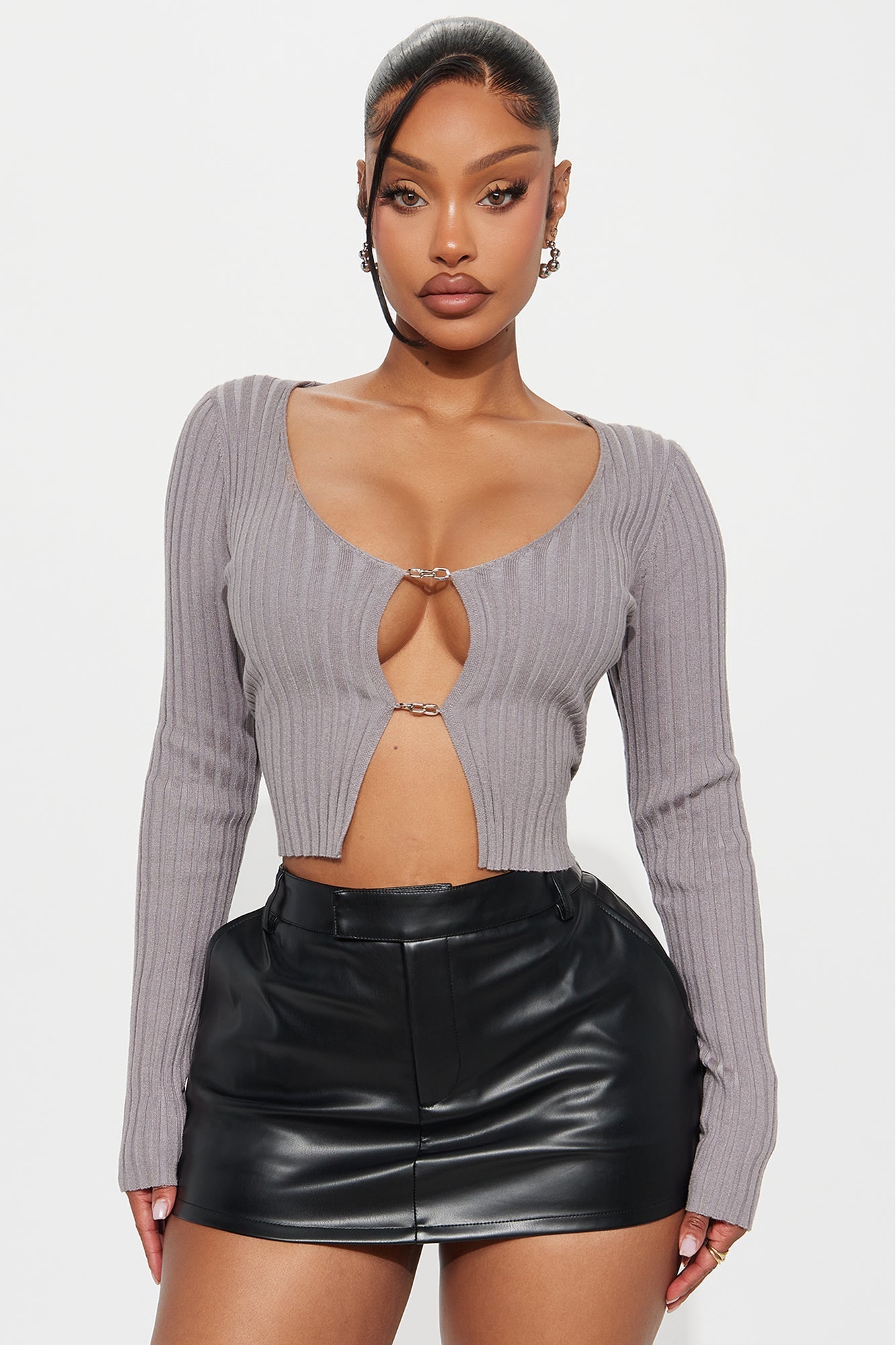 Come Out And Play Hardware Sweater - Grey