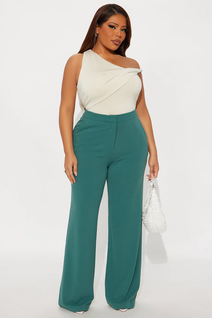 Core Competency Straight Leg Trouser - Jade