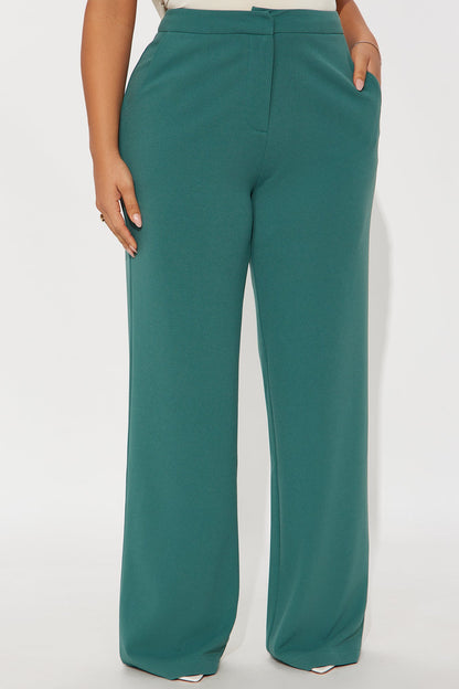Core Competency Straight Leg Trouser - Jade