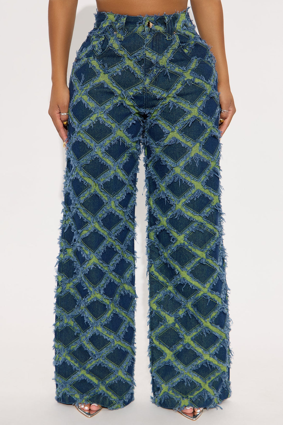 Like A Diamond Wide Leg Jeans - Dark Wash