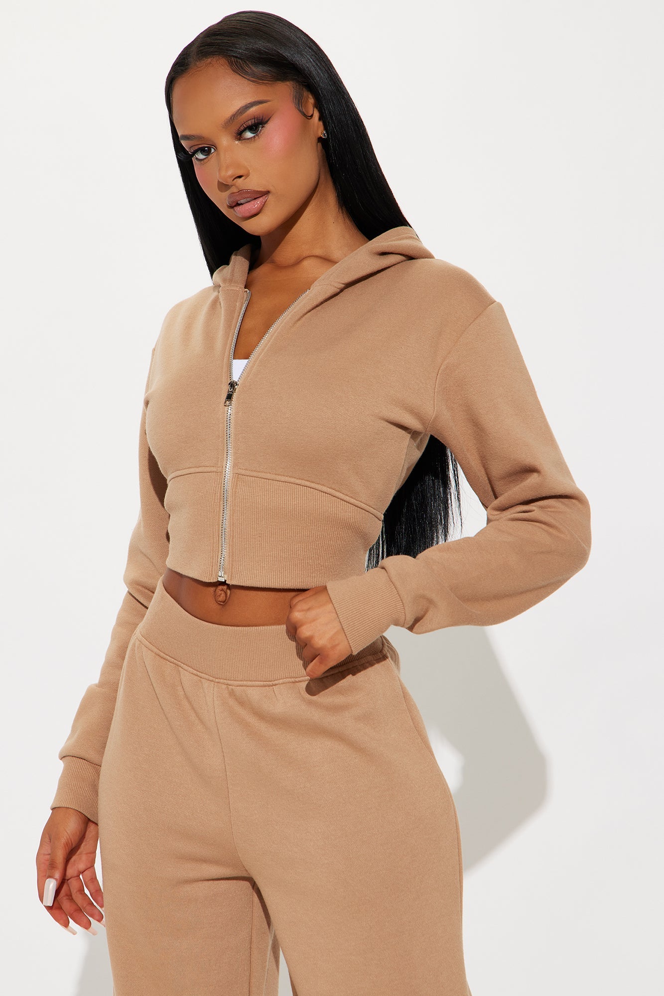 Lumi Fleece Pant Set - Camel