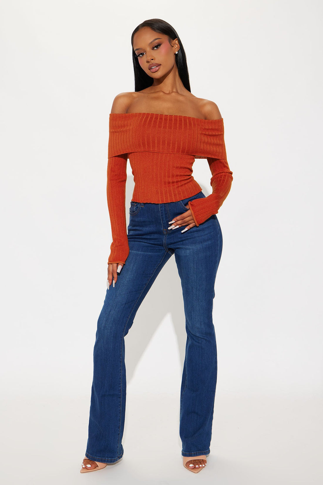 Try It Out Sweater - Rust