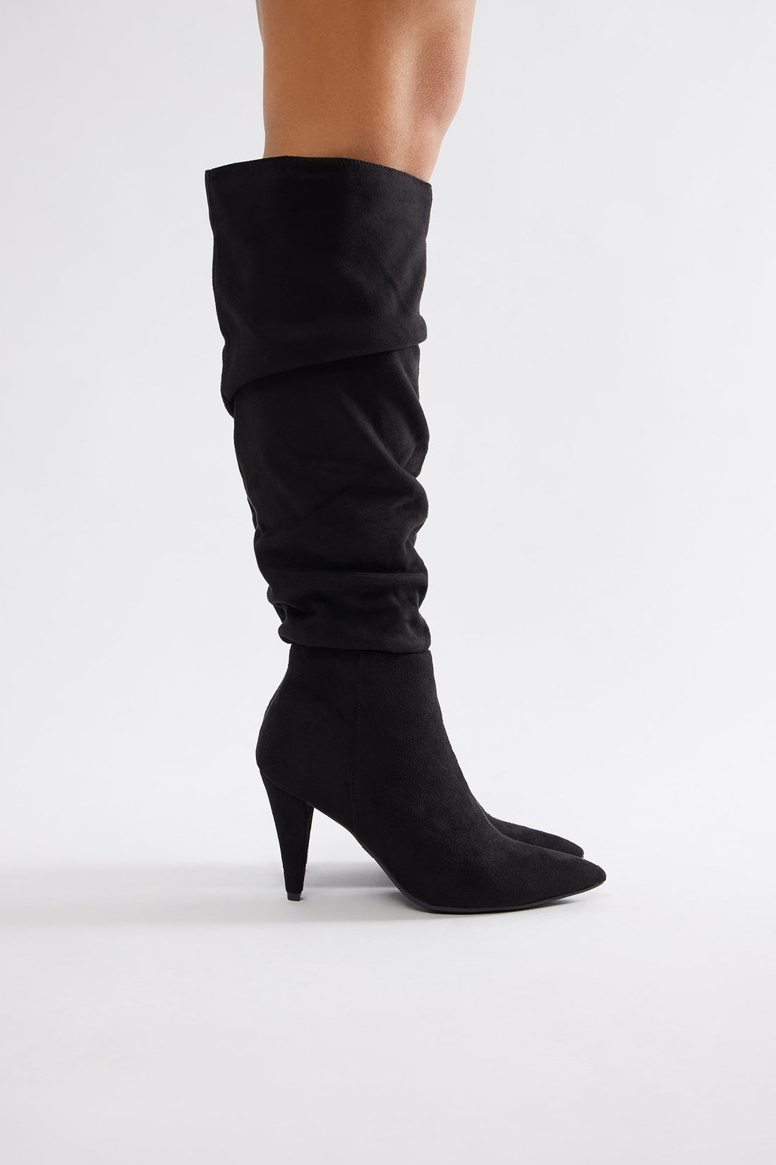 Stockholm Knee High Boots - Black