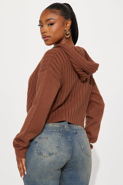 Coco Hooded Sweater - Mocha