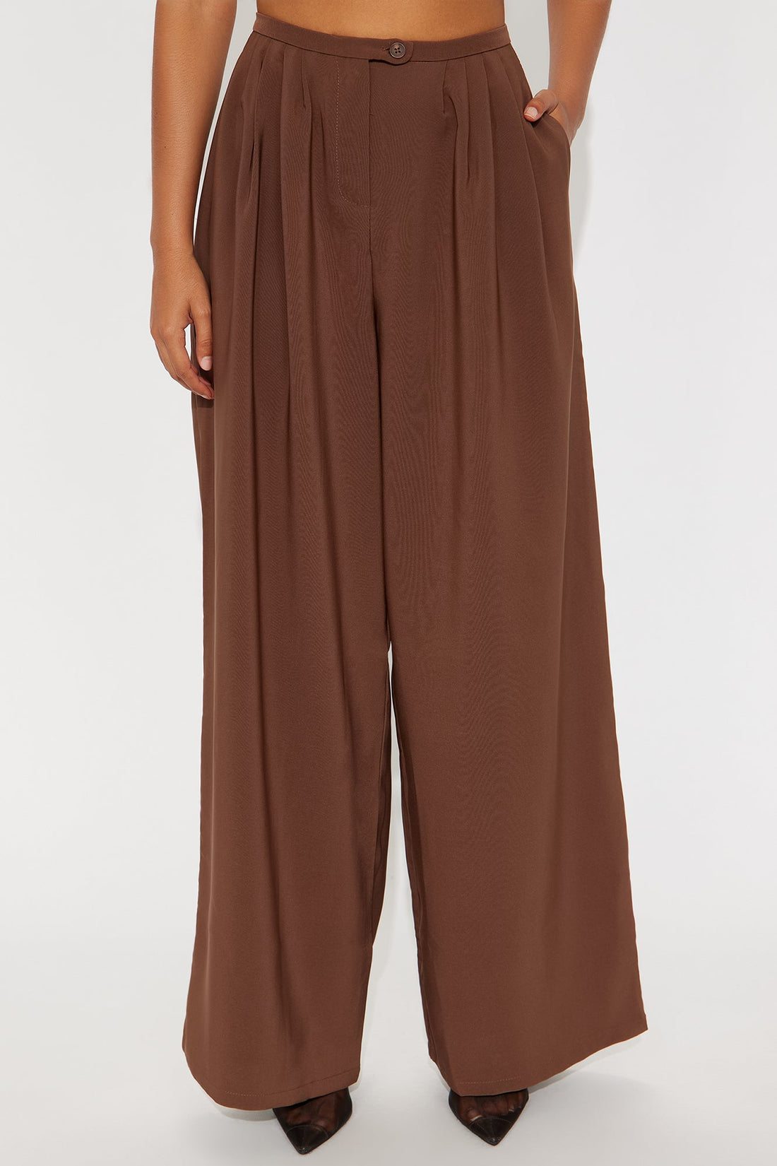 Office Meetings Trouser Pant 31″ - Chocolate