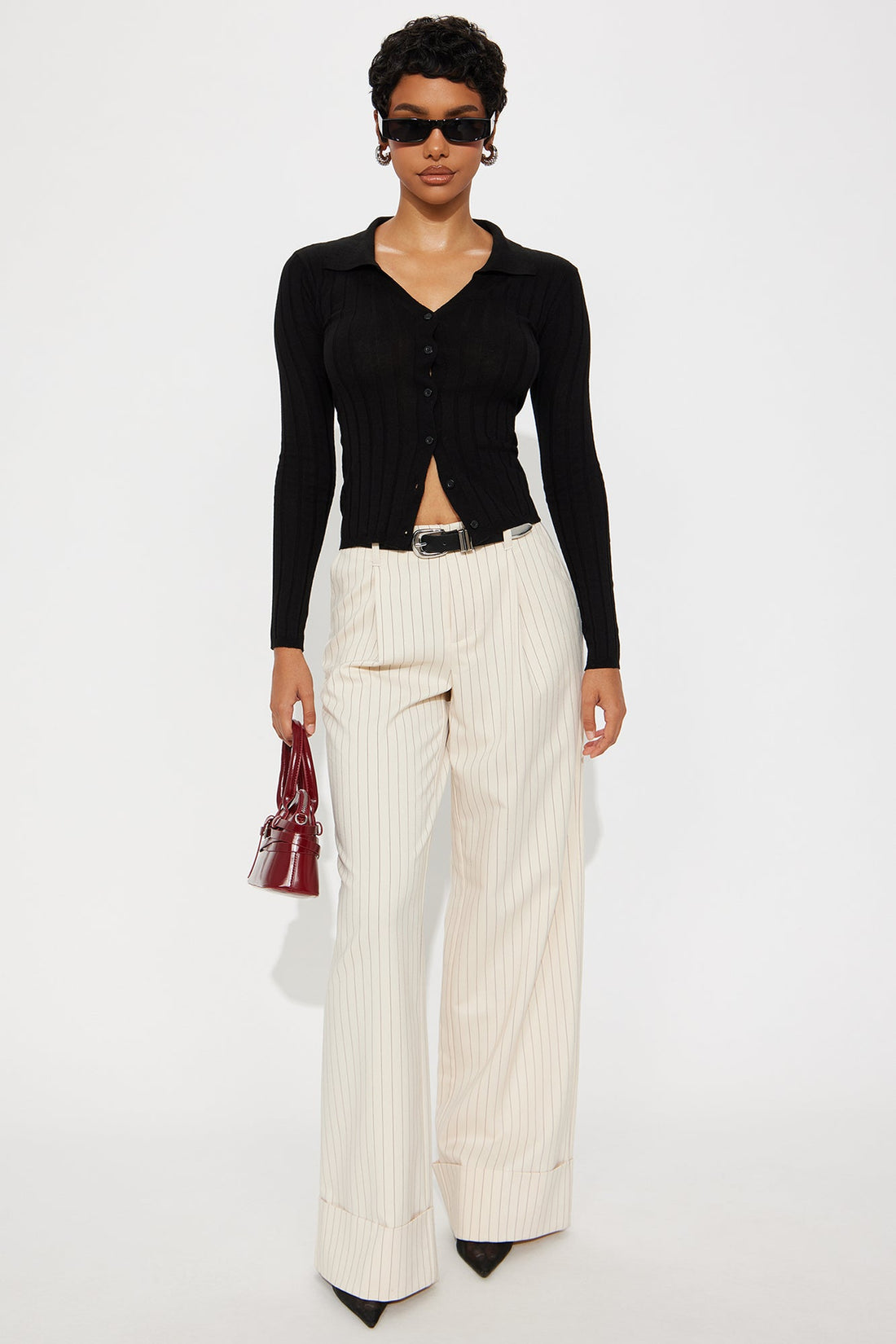Bring Me Coffee Cardigan - Black