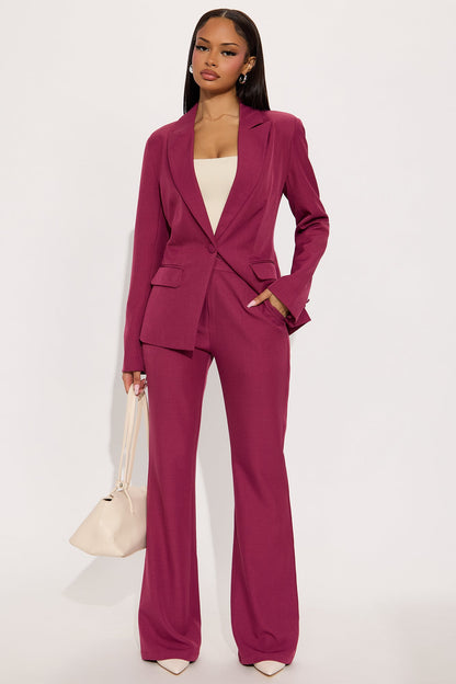 Breaking Even Blazer - Raspberry