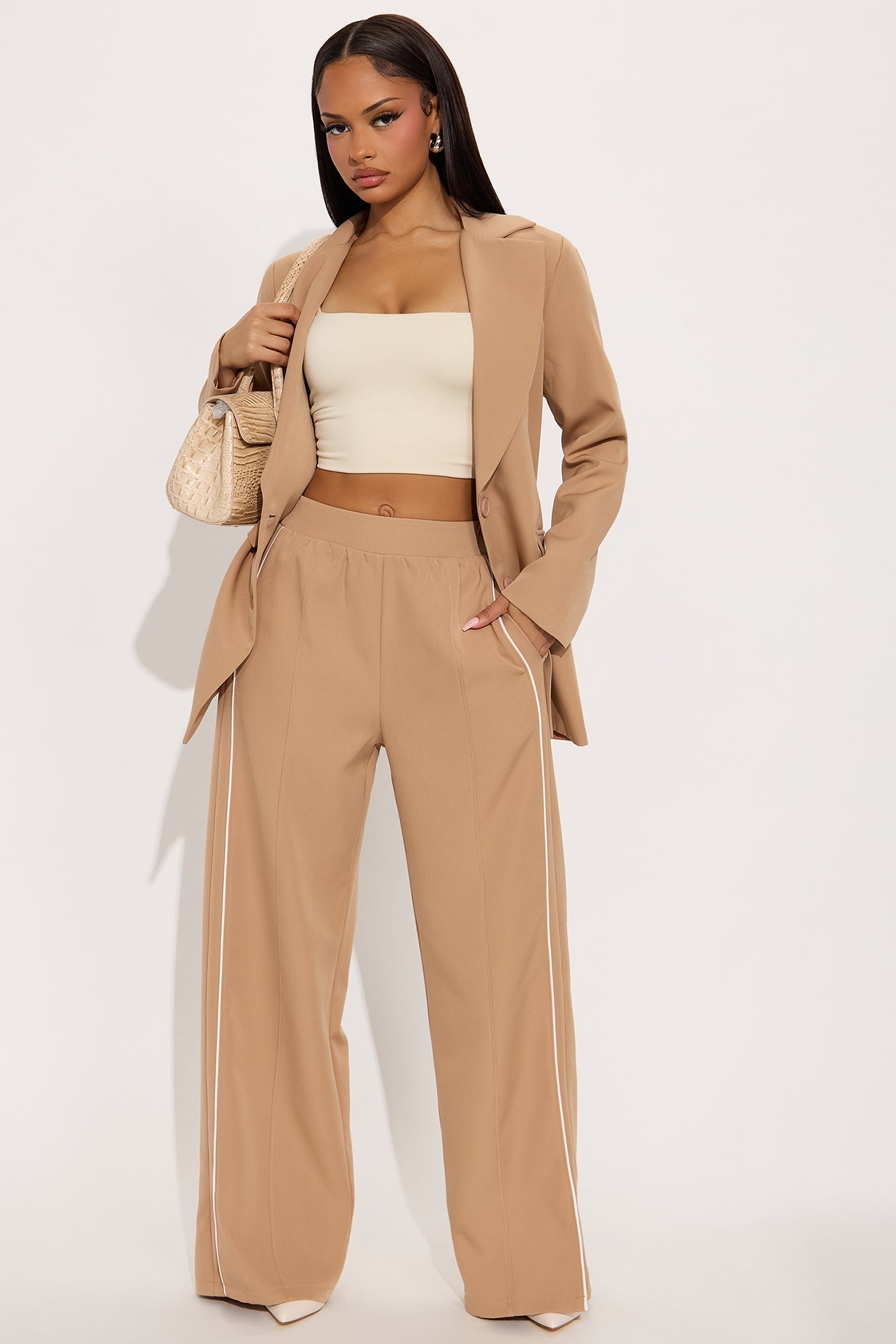 High Investment Track Trouser Pant - Khaki