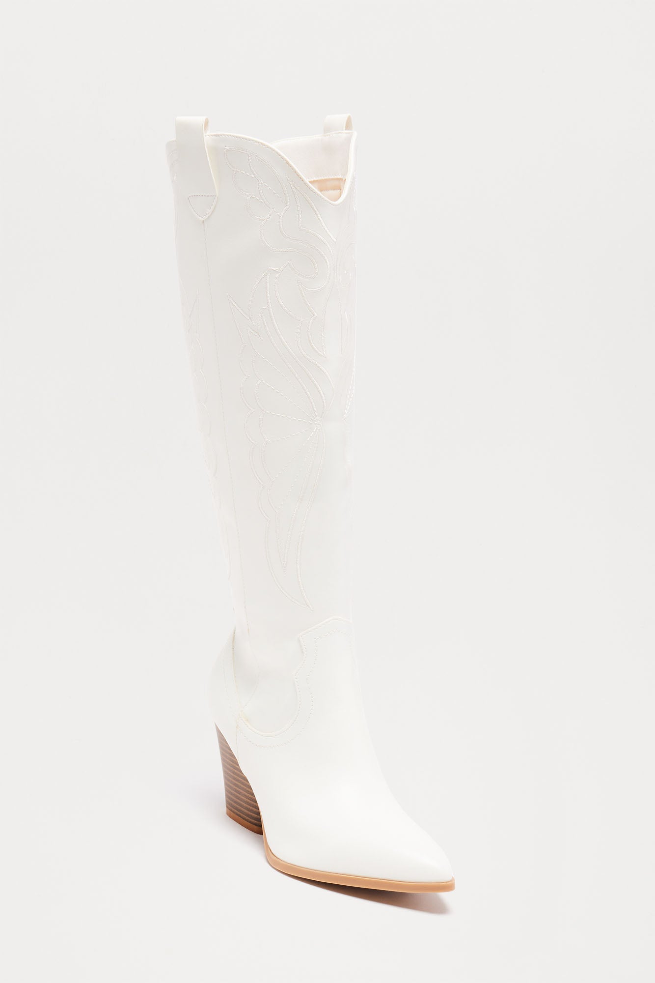 Always A Good Time Knee High Boots - White