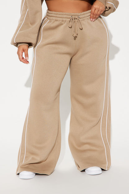 Almost The Weekend Lounge Pant - Taupe