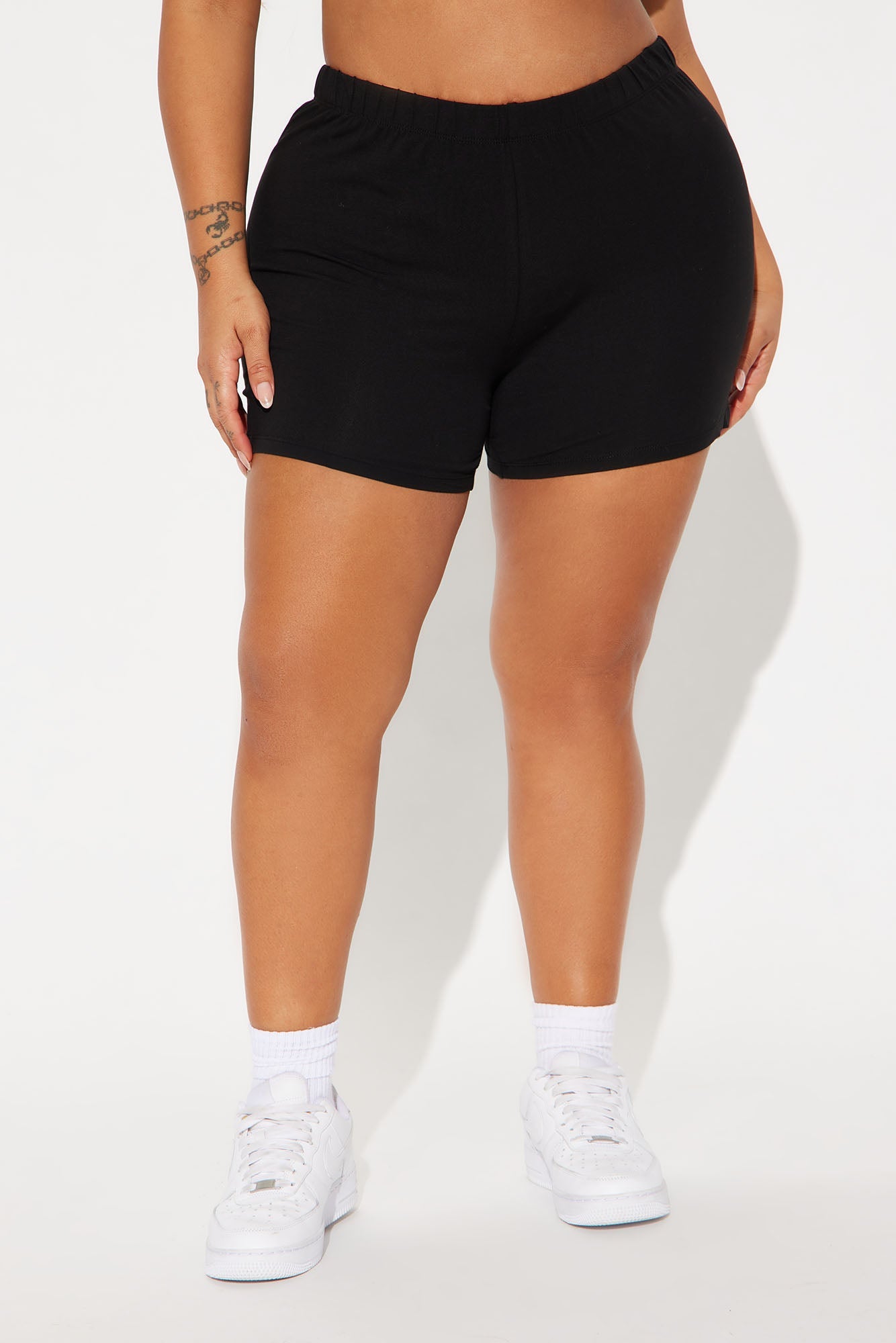 Plain Jane Mini Shorts - Black