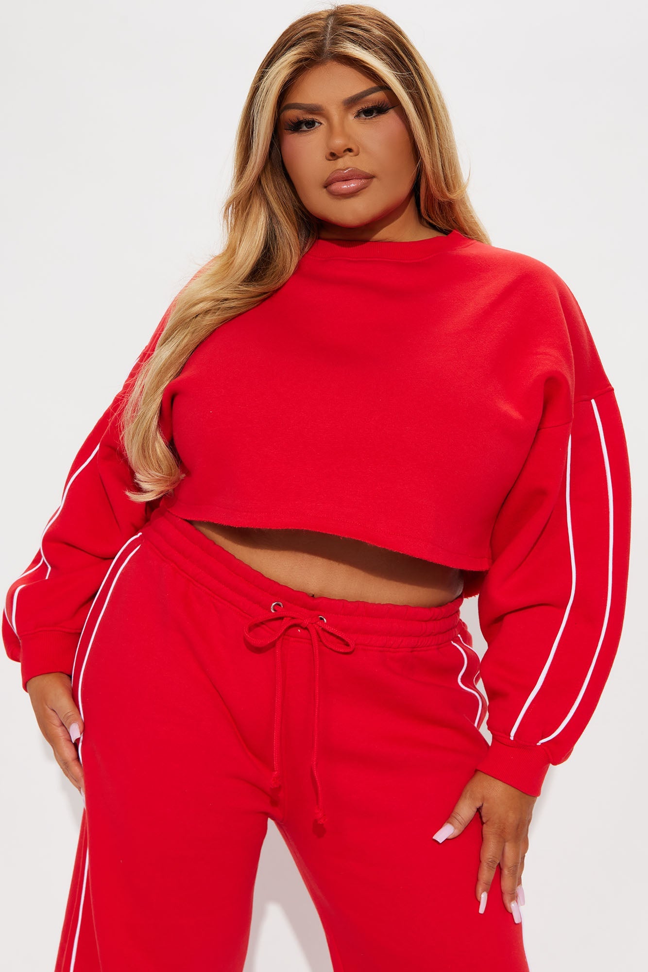 Almost The Weekend Lounge Top - Red