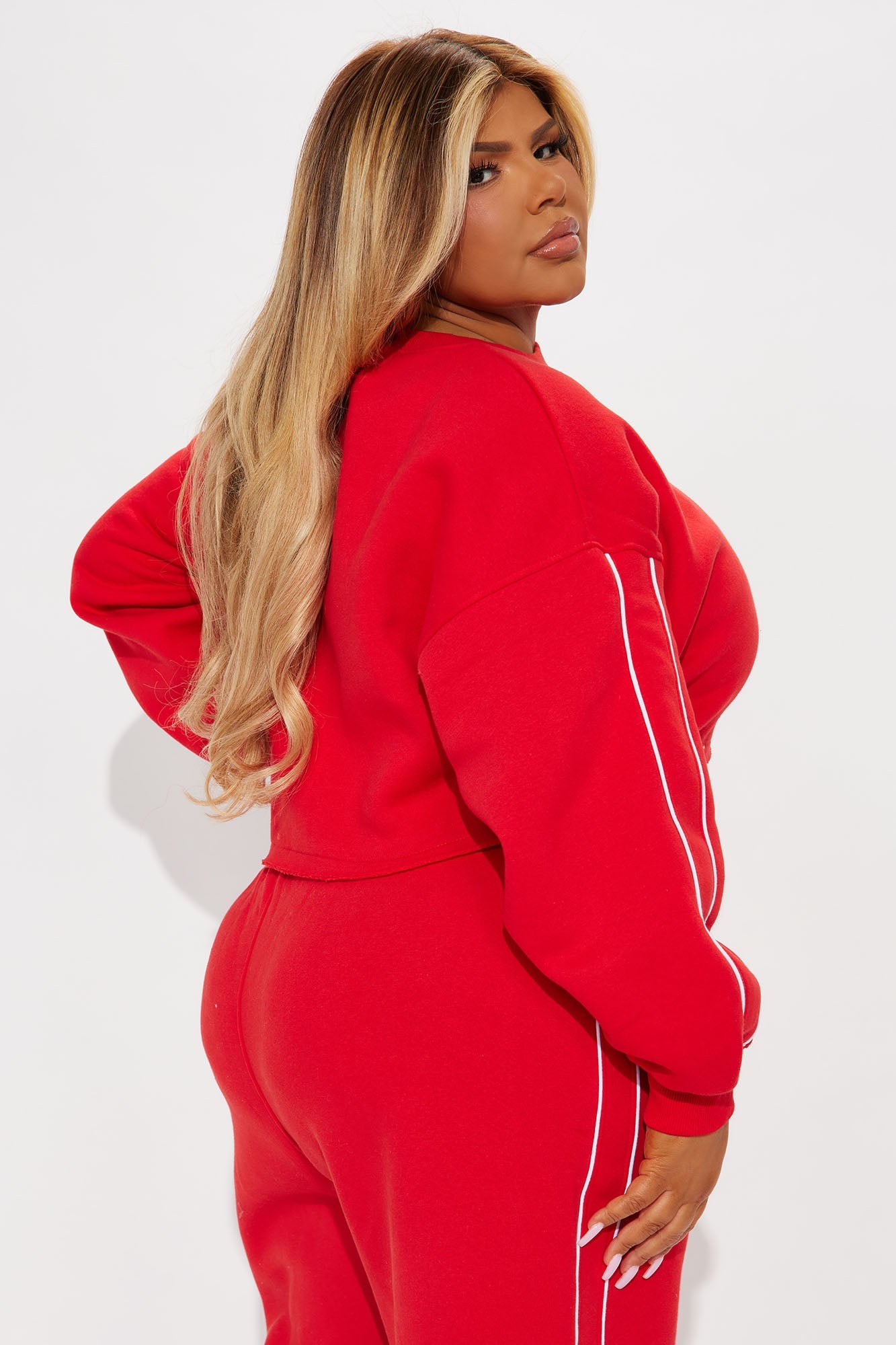 Almost The Weekend Lounge Top - Red
