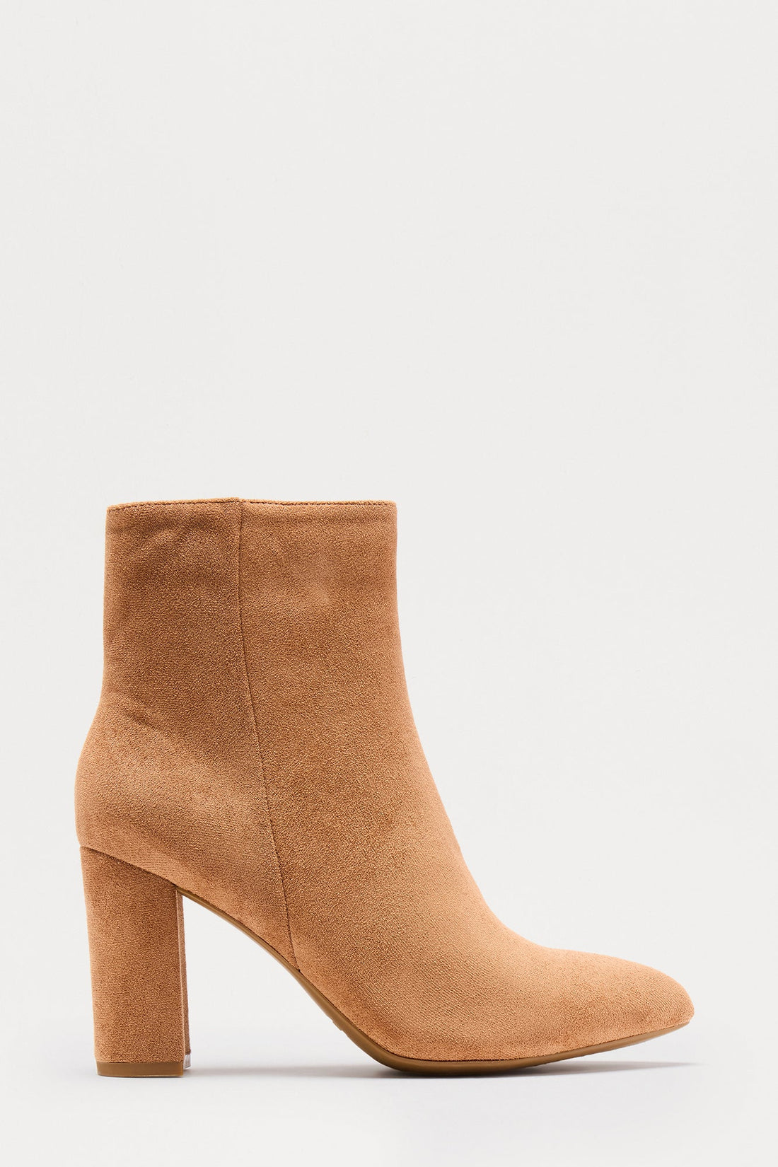 Park Faux Suede Booties - Camel