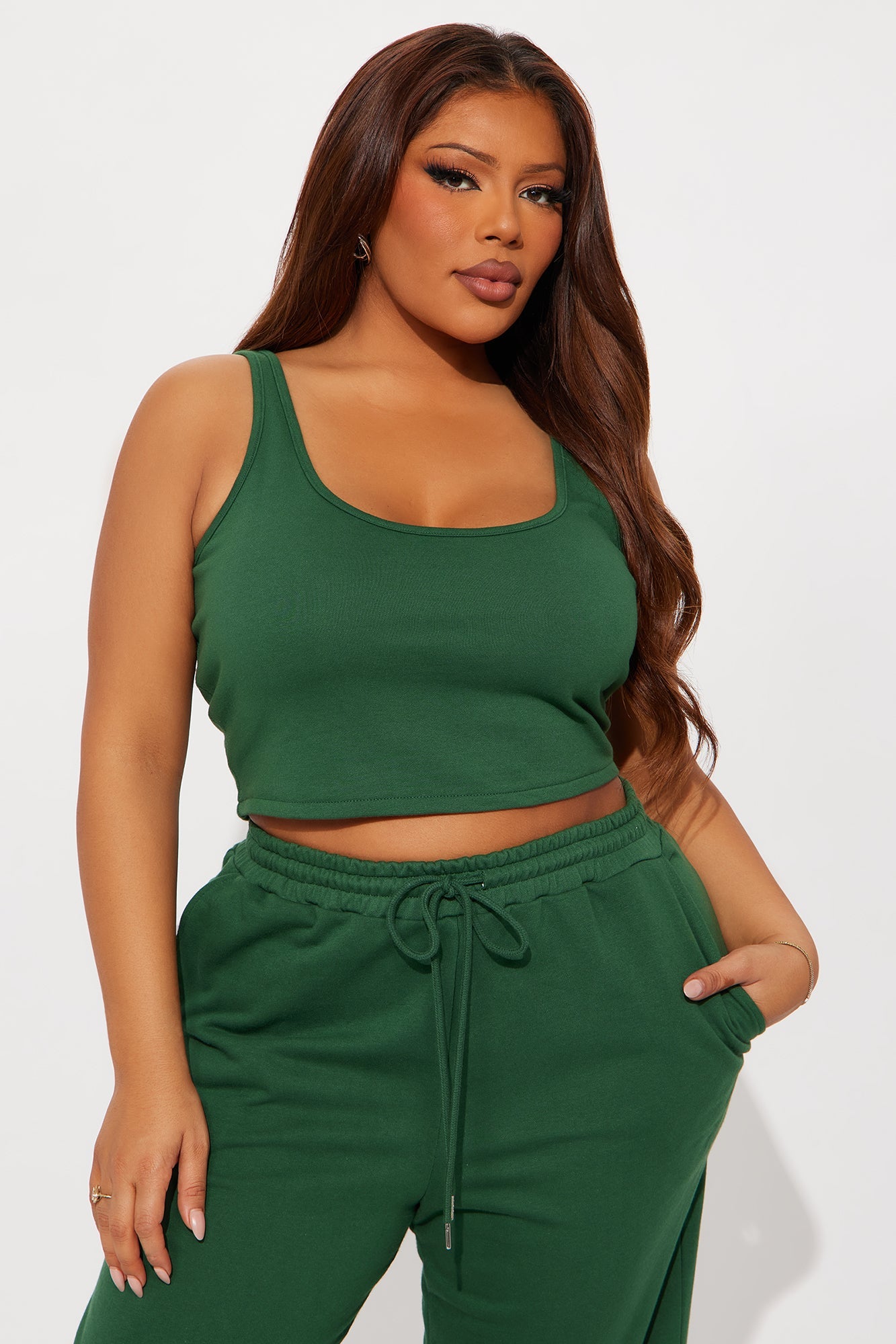 Academia Polo 3 Piece Sweatsuit Set - Green