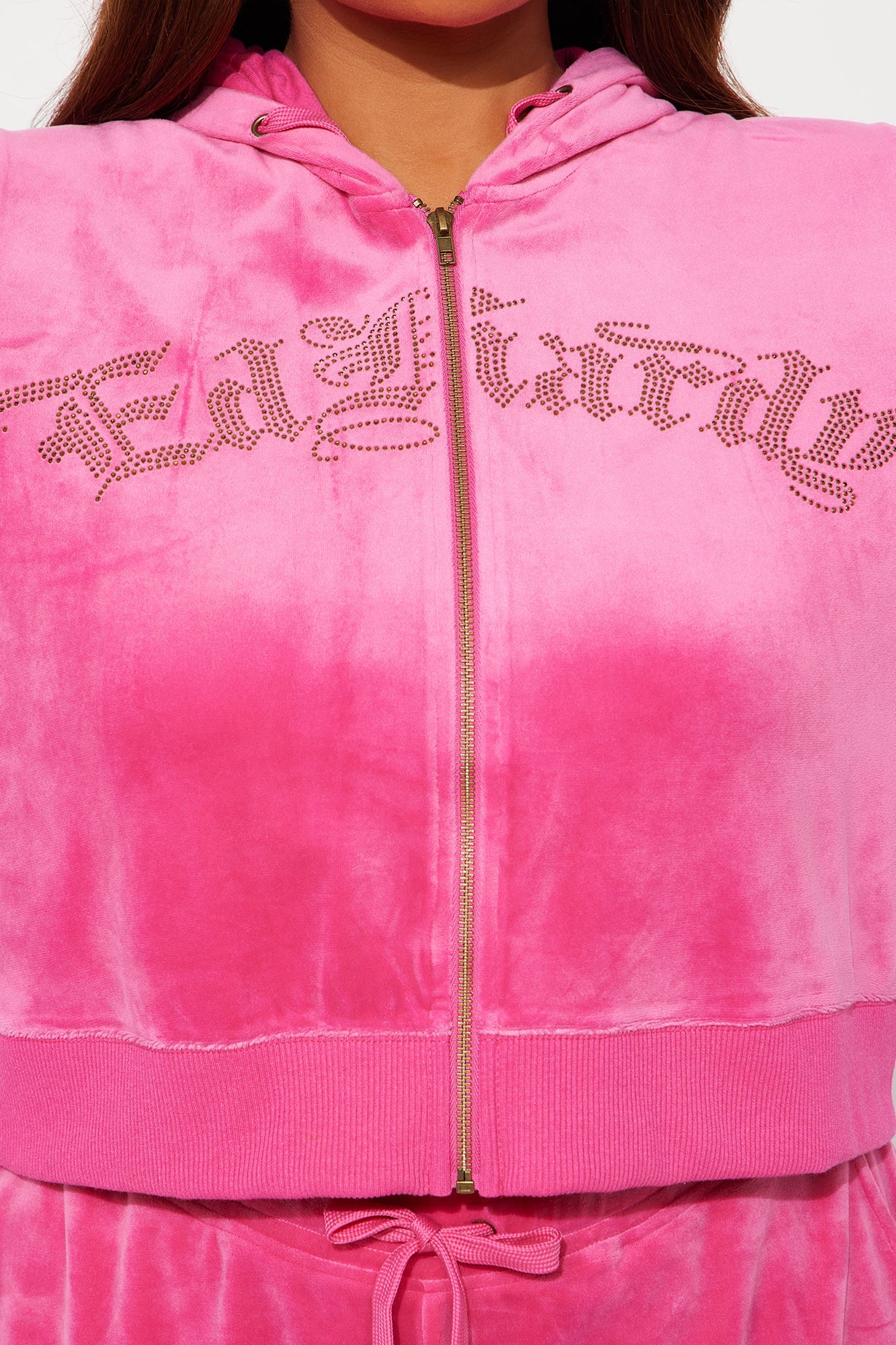 Ed Hardy Tattoo Eagle Velour Pant Set - Pink