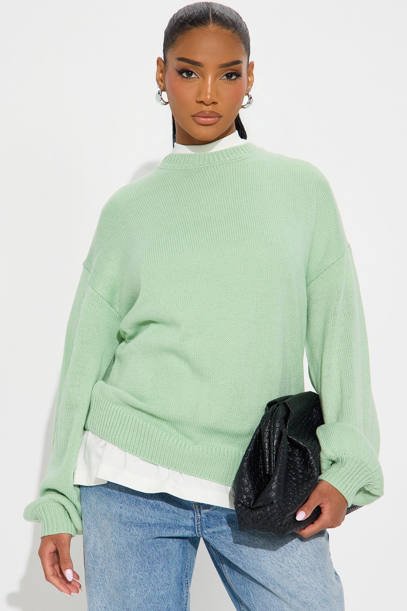 Autumn Feels Sweater - Sage