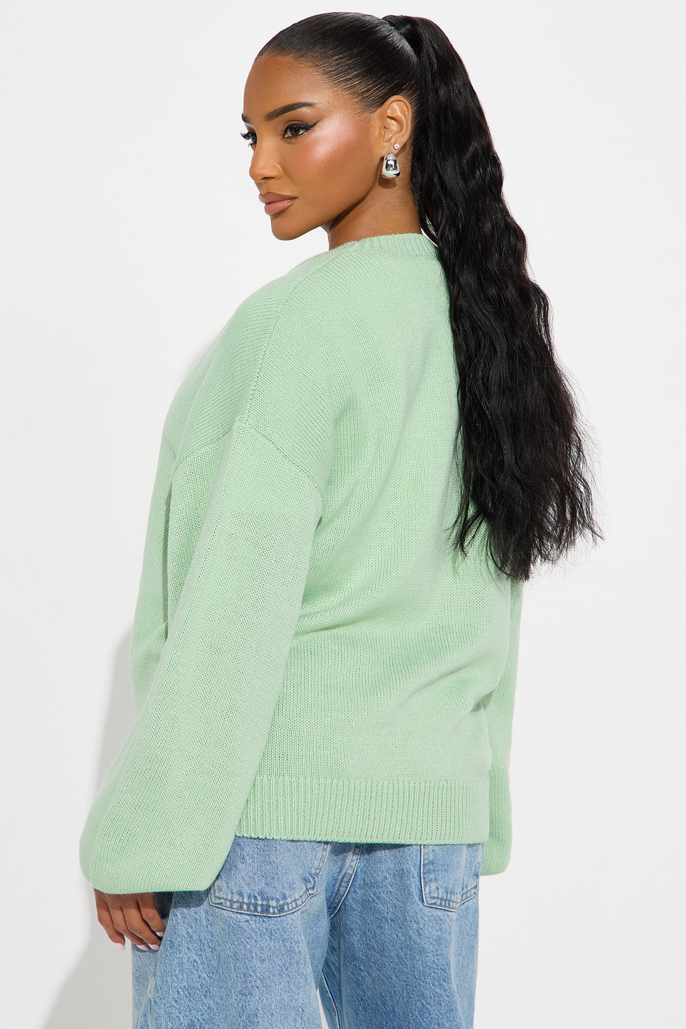 Autumn Feels Sweater - Sage