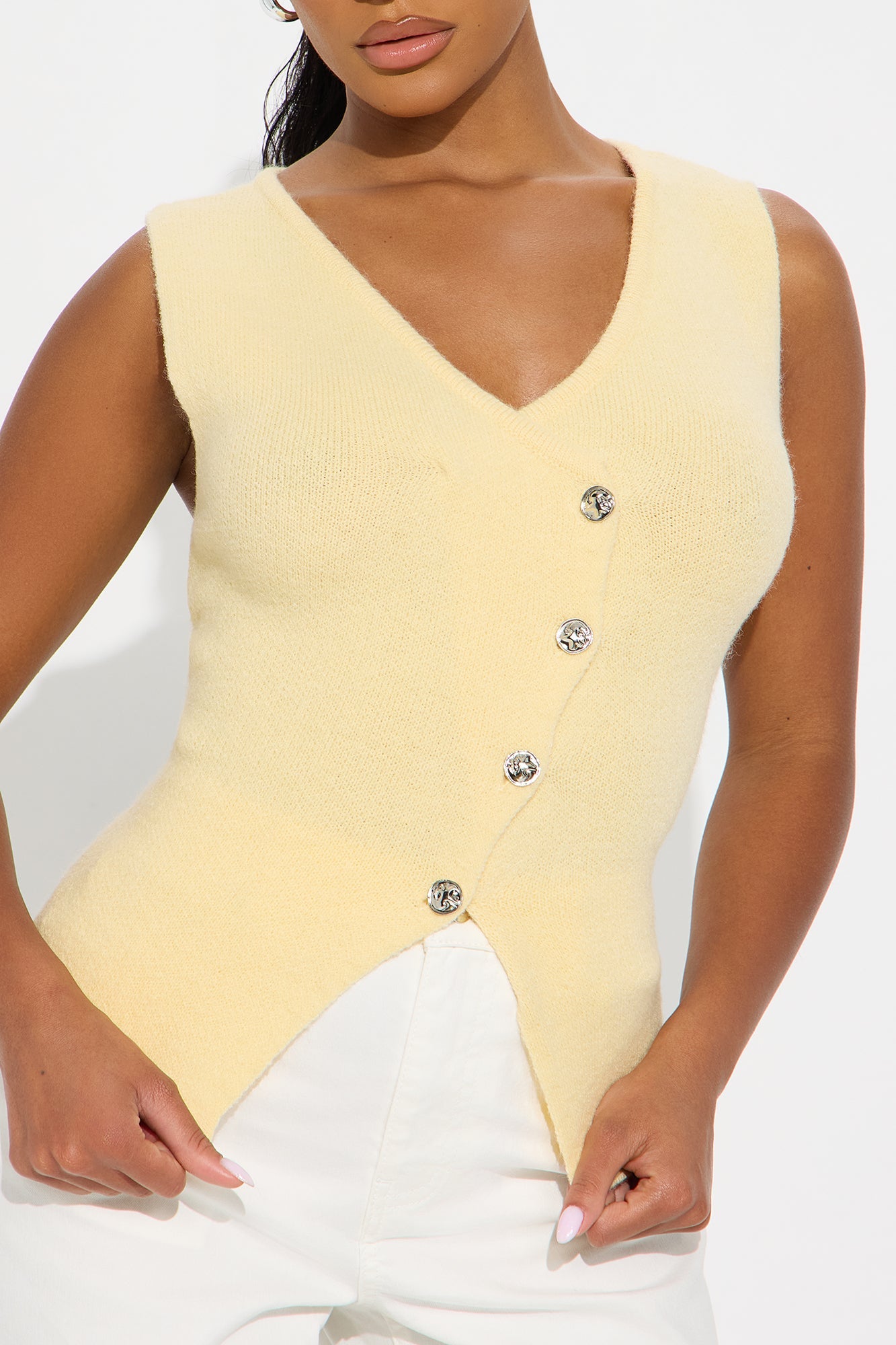 My Comfort Place Hardware Vest - Butter Yellow