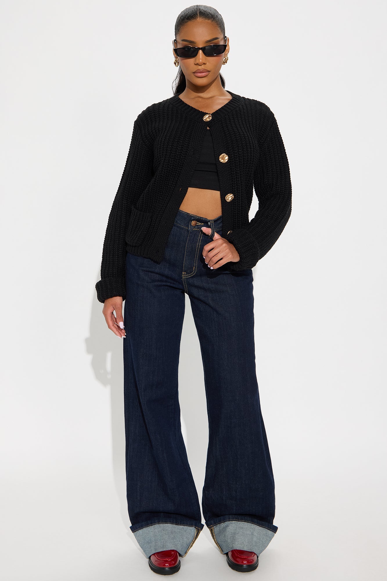 Bring Me Hot Cocoa Cardigan - Black