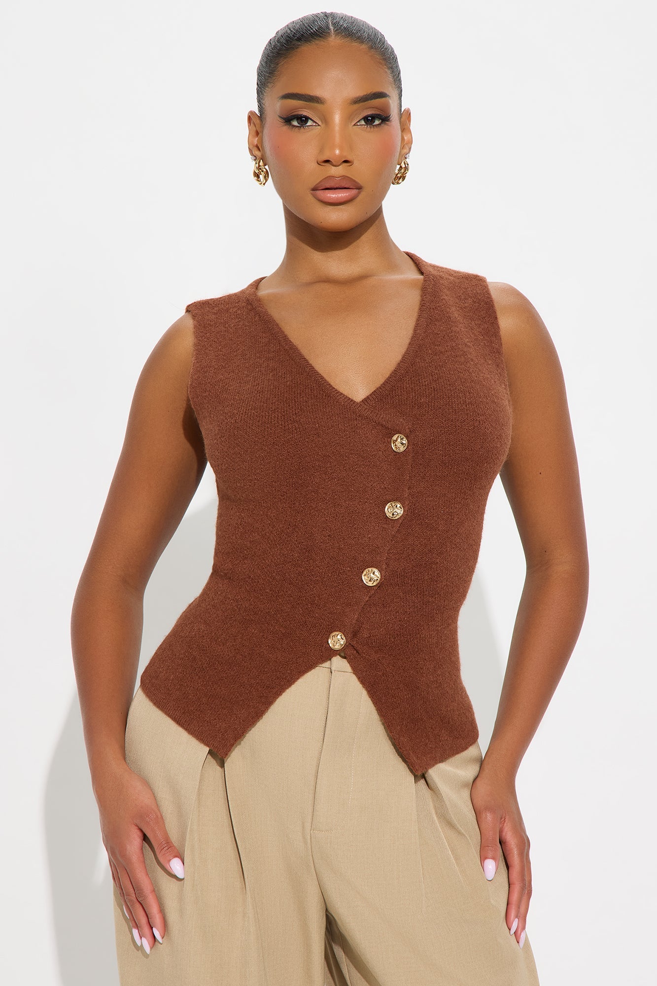 My Comfort Place Hardware Vest - Mocha