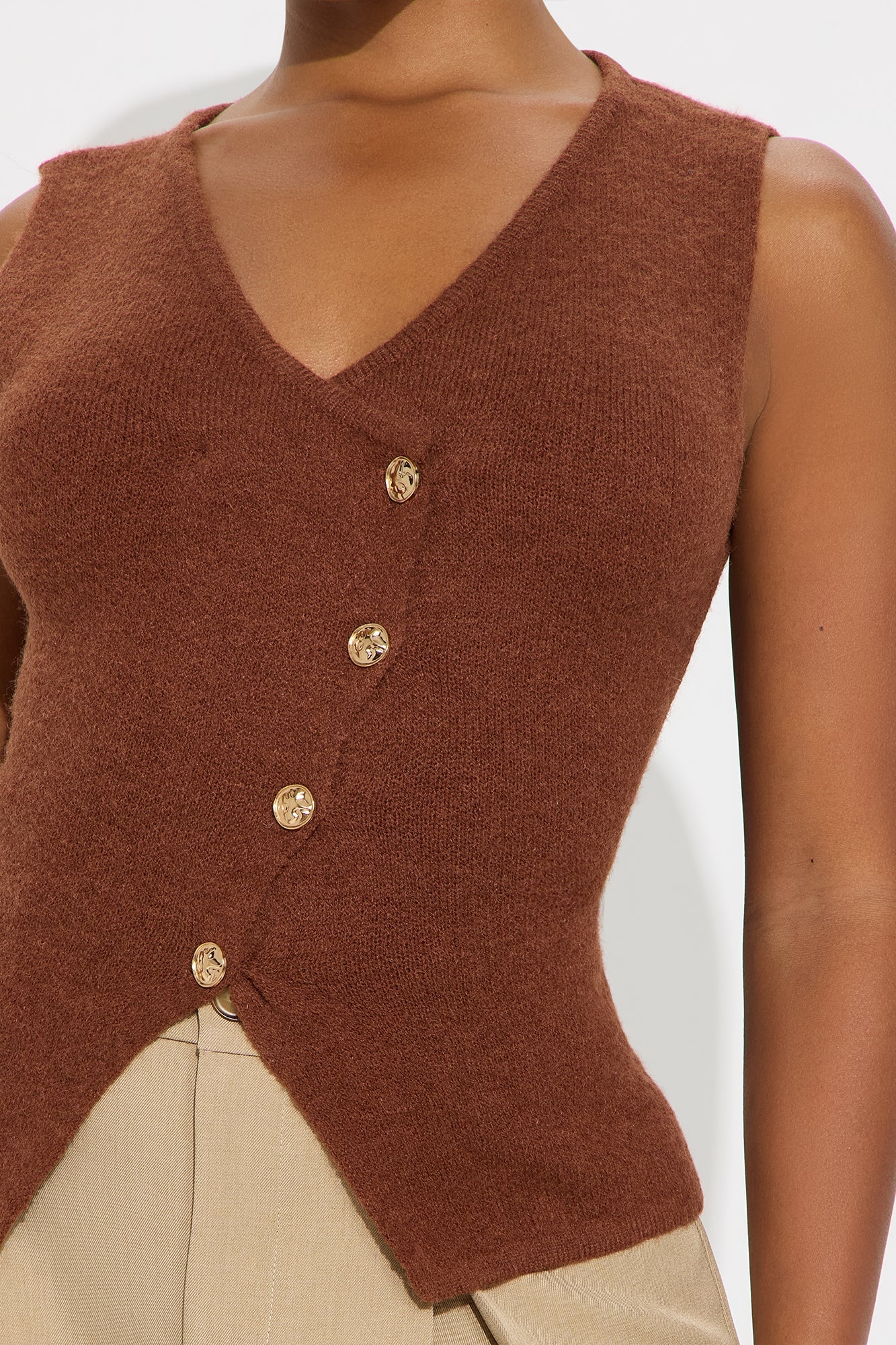 My Comfort Place Hardware Vest - Mocha