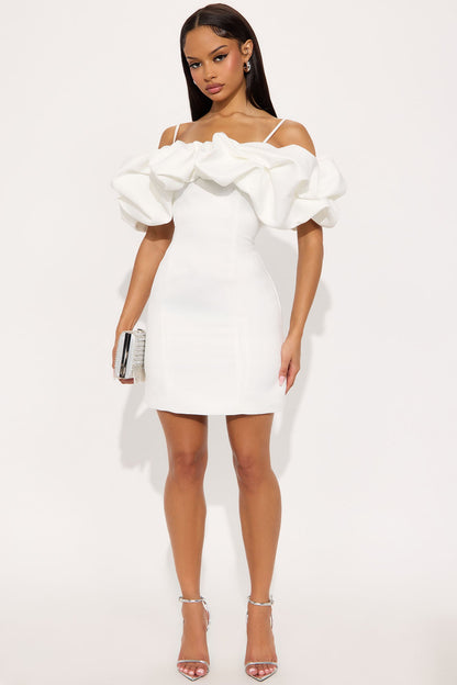 Tall Lola Mini Dress - White