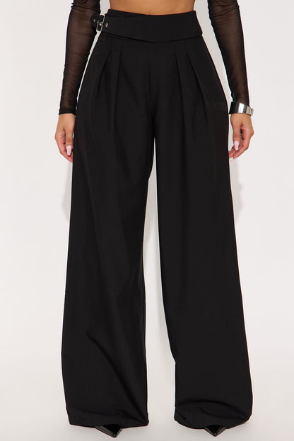 Different Standards Wide Leg Trouser Pant - Black