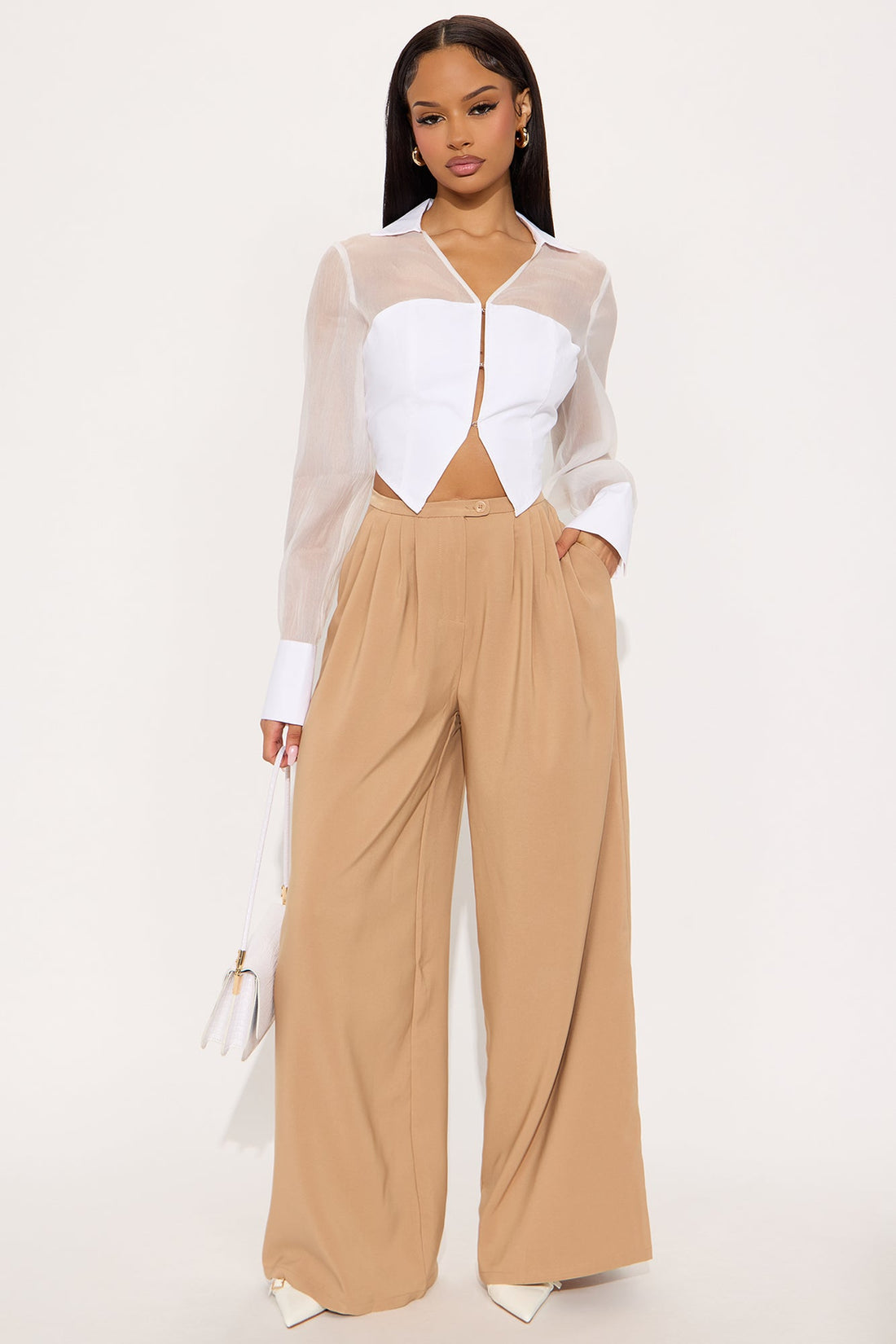 Office Meetings Trouser Pant 31″ - Camel