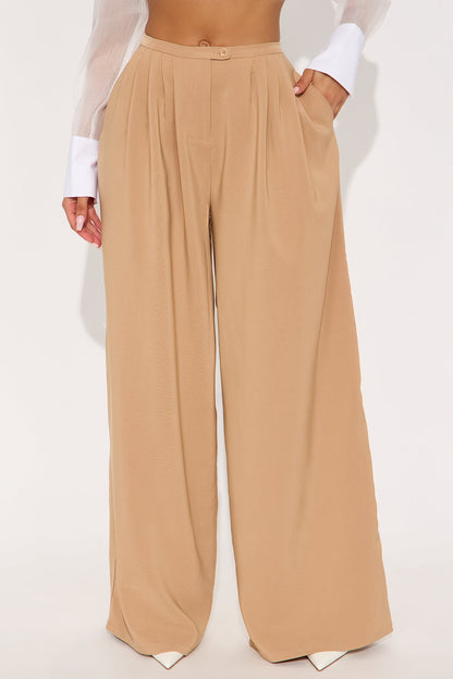 Office Meetings Trouser Pant 31″ - Camel