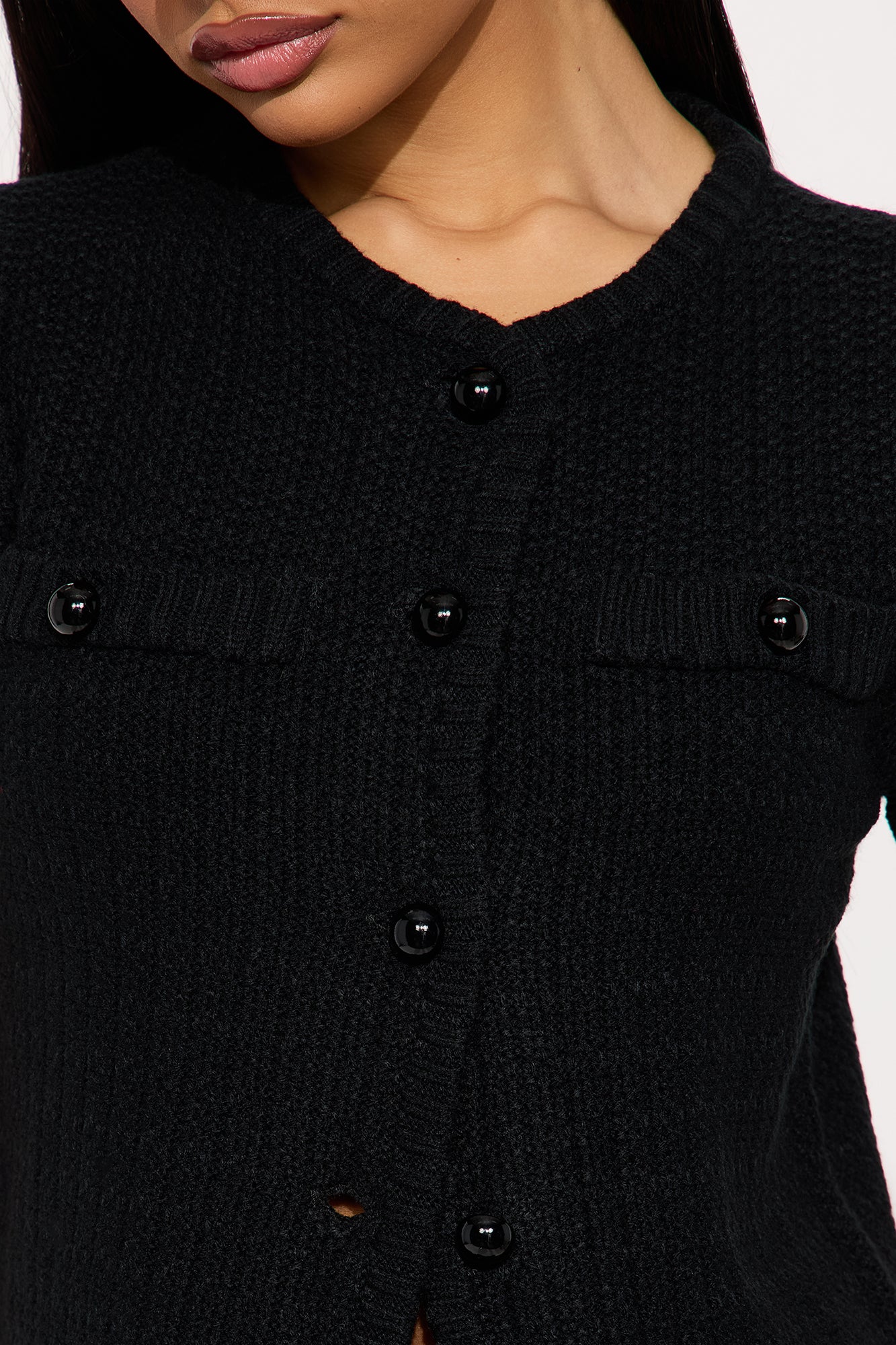 High Tea Girl Cardigan - Black