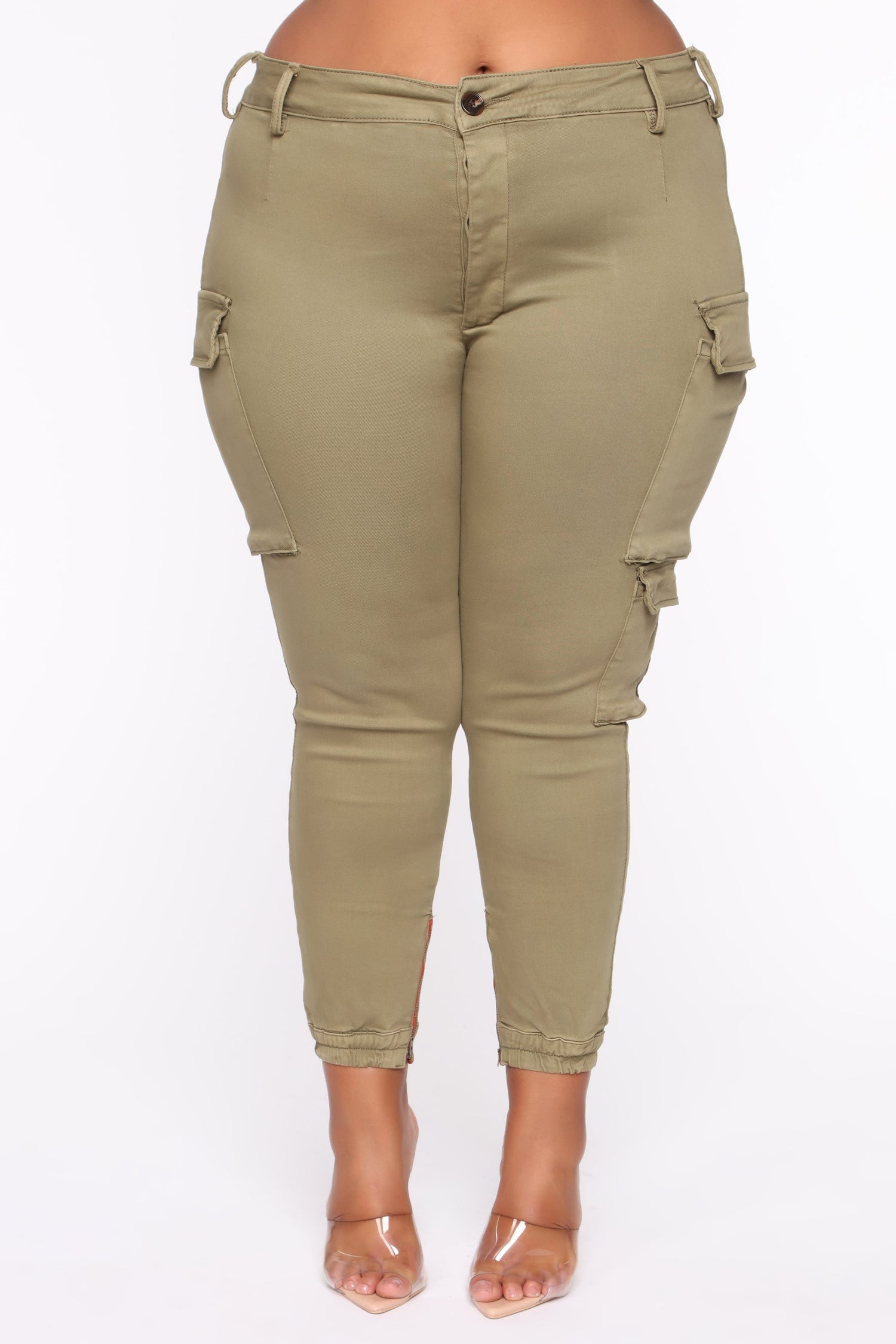 Kalley Cargo Pants - Olive