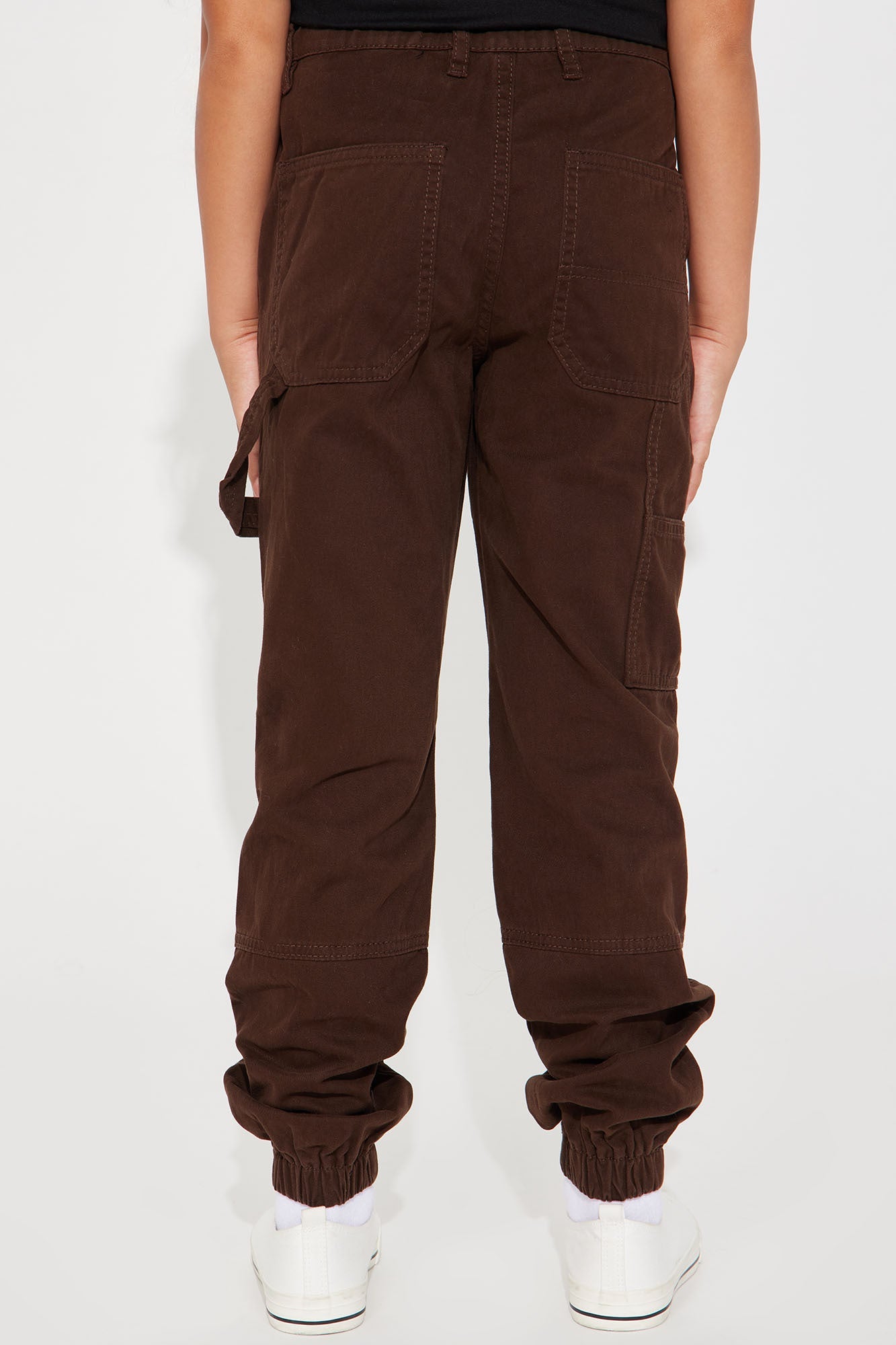 Mini Miss Loyalty Carpenter Jogger Pants - Brown
