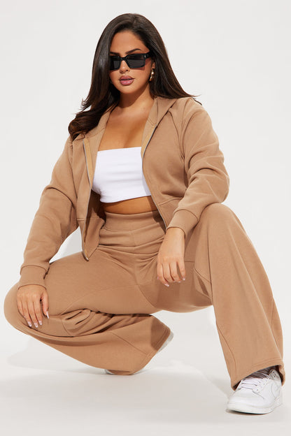 Lumi Fleece Pant Set - Camel