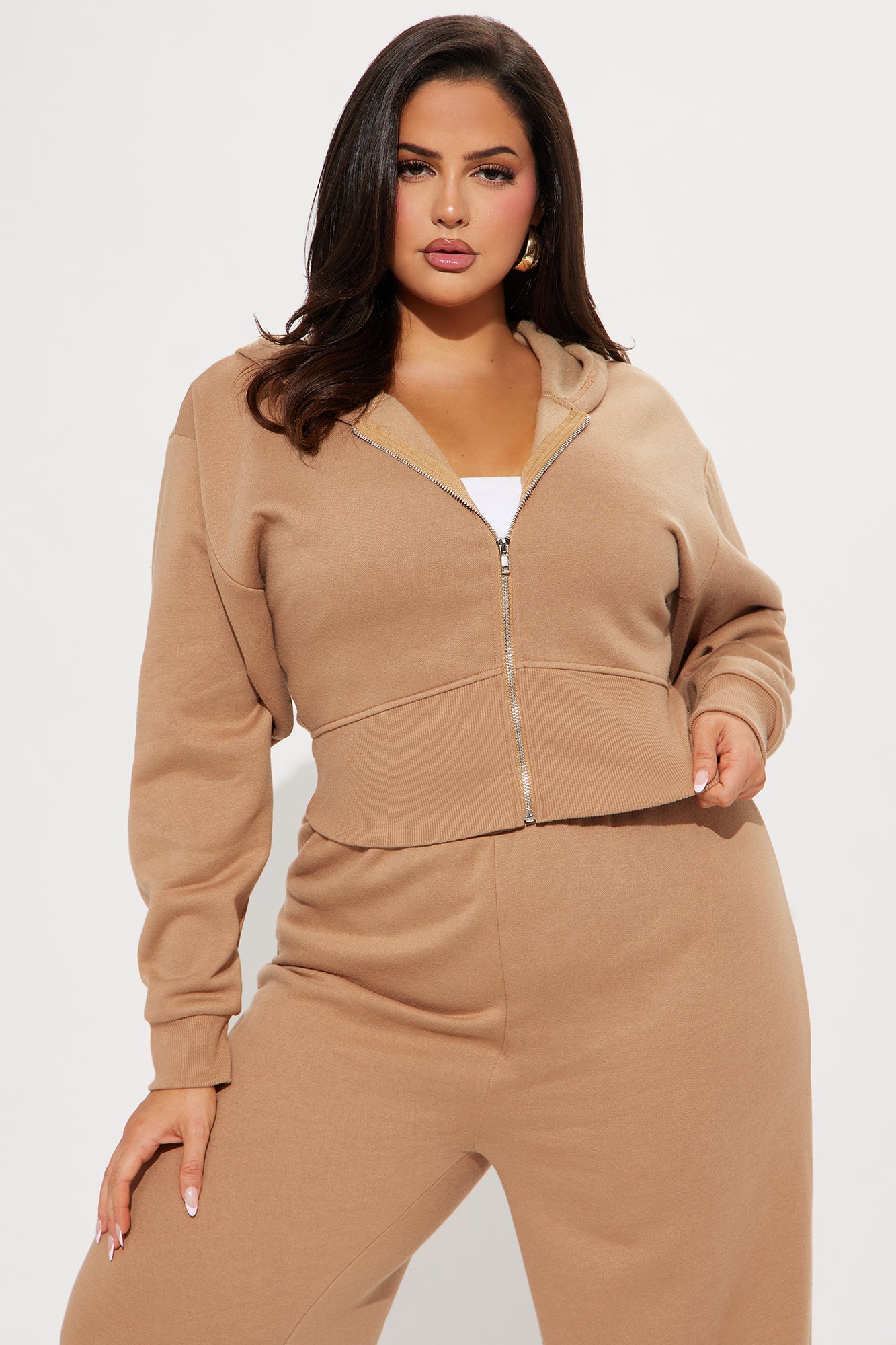 Lumi Fleece Pant Set - Camel