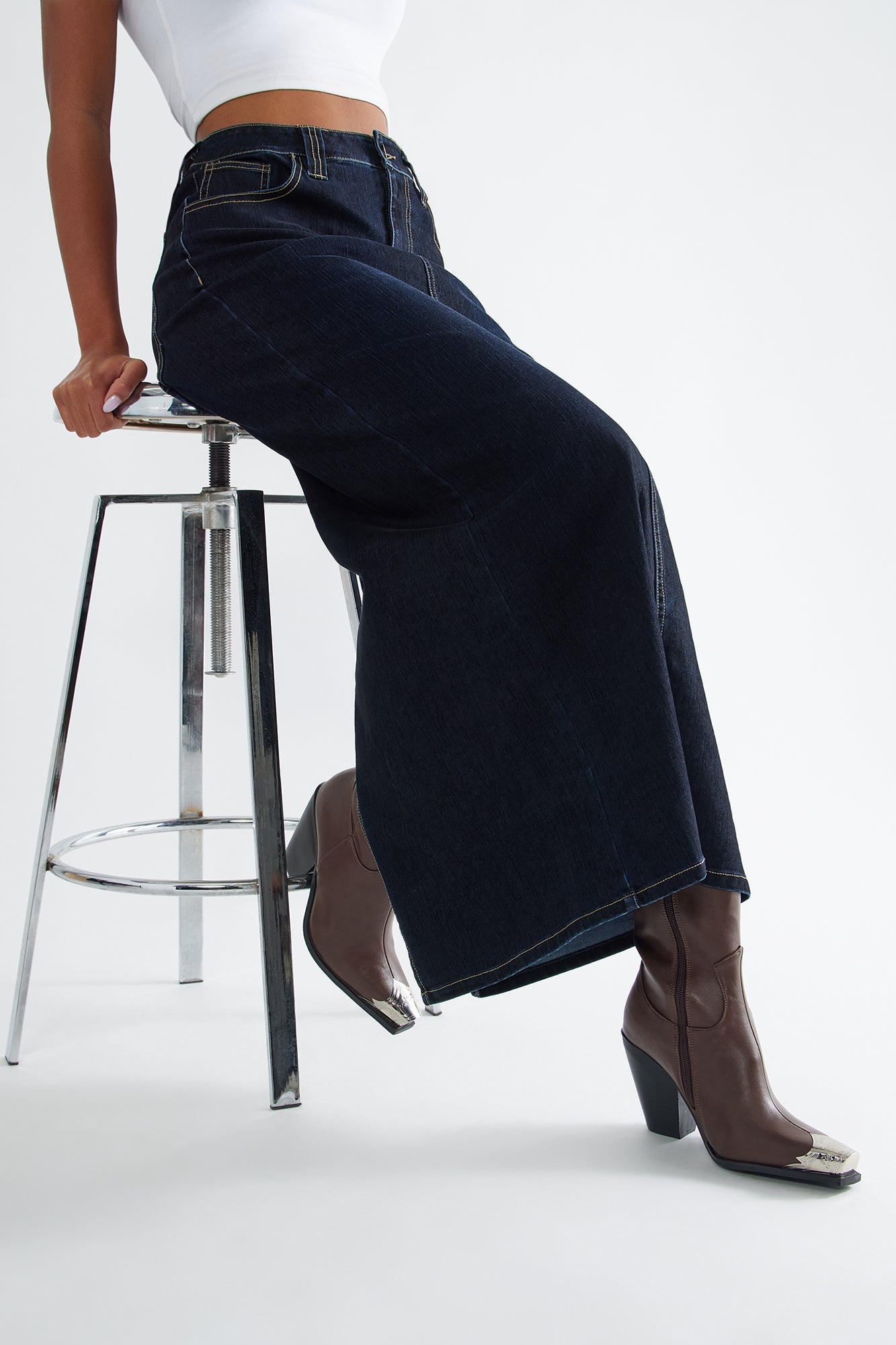 Western Cutie Cowboy Booties - Chocolate