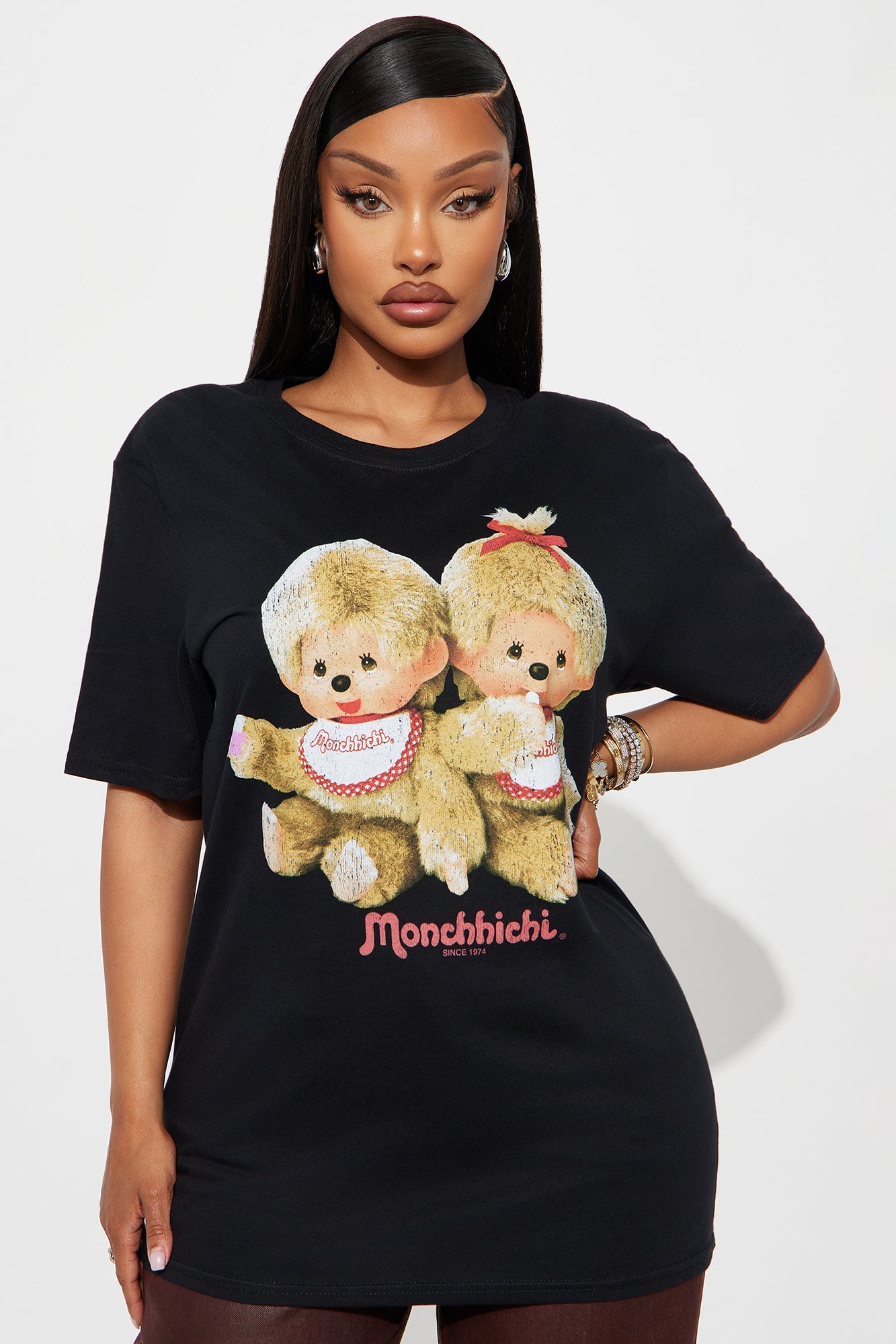Monchhichi Tee - Black