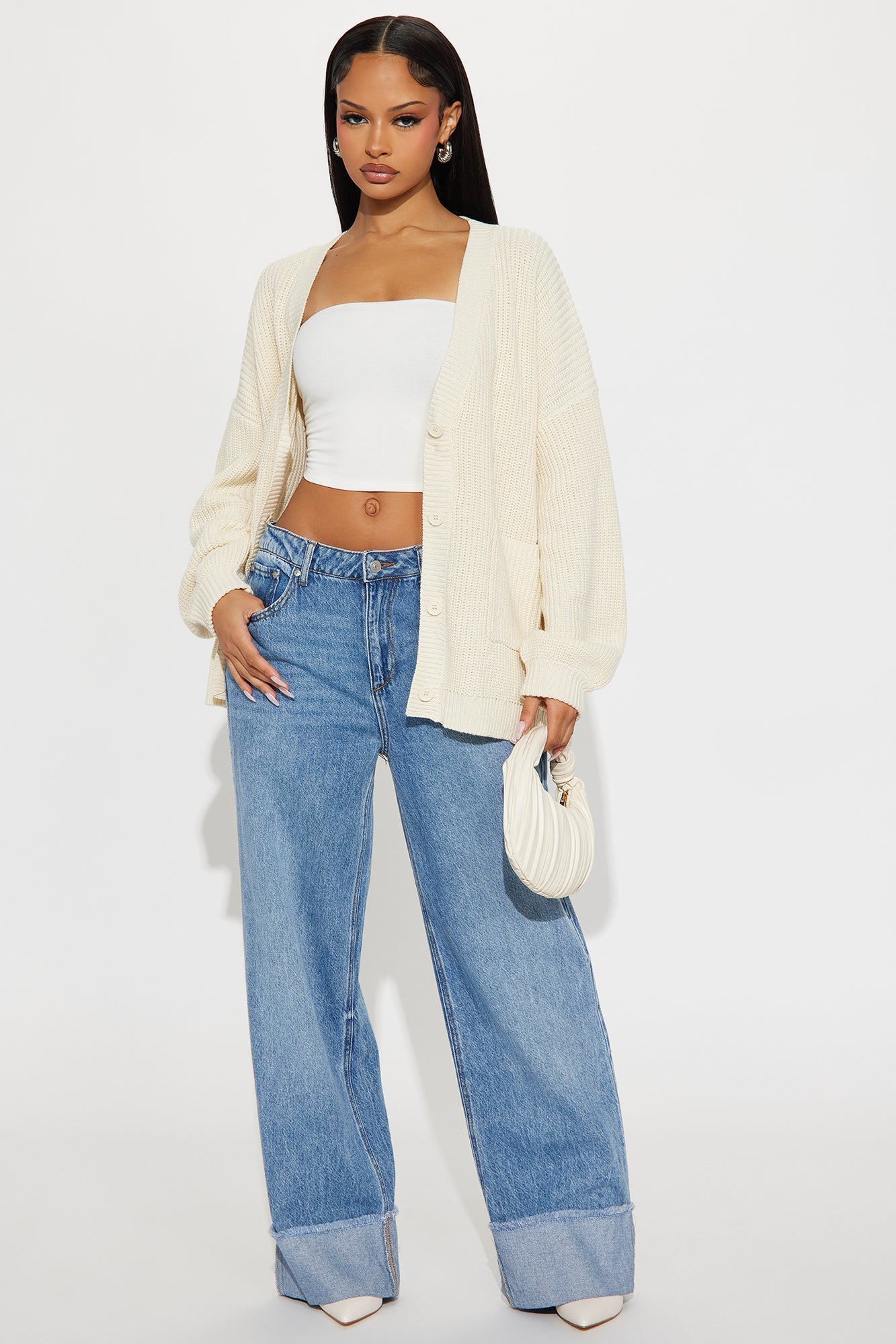 Be My Boyfriend Cardigan - Cream