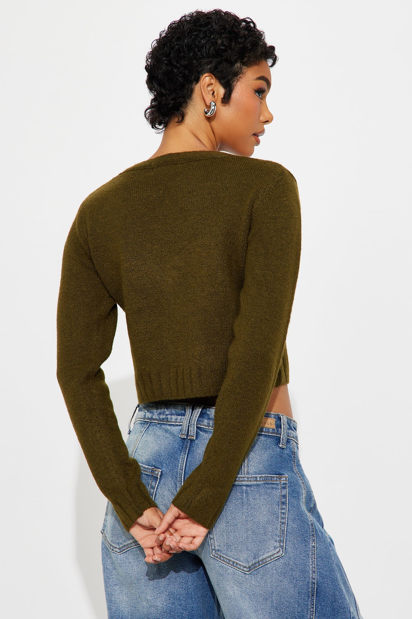 Warm Me Up Cardigan - Olive