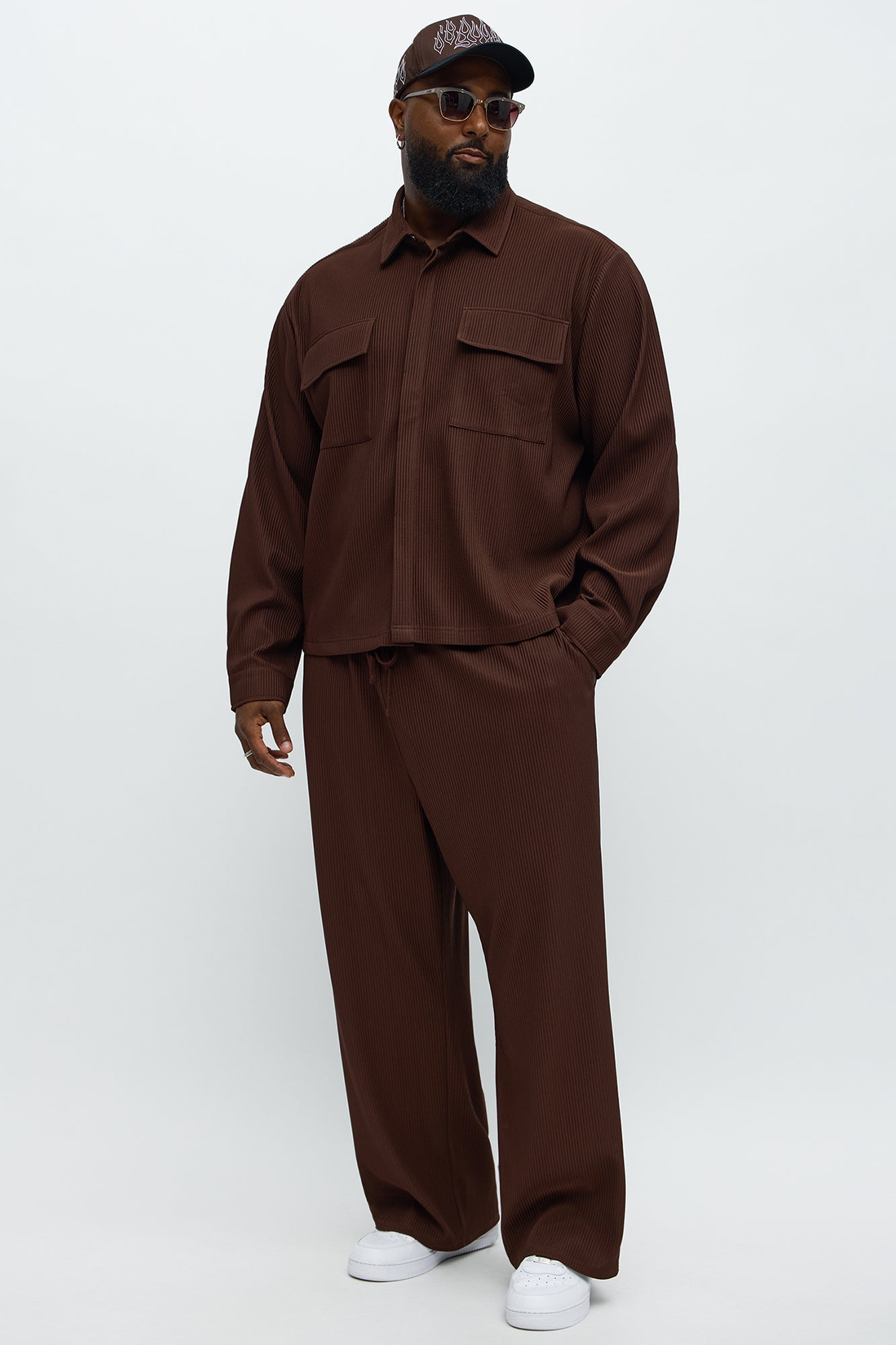 Show Up Relaxed Pant - Brown